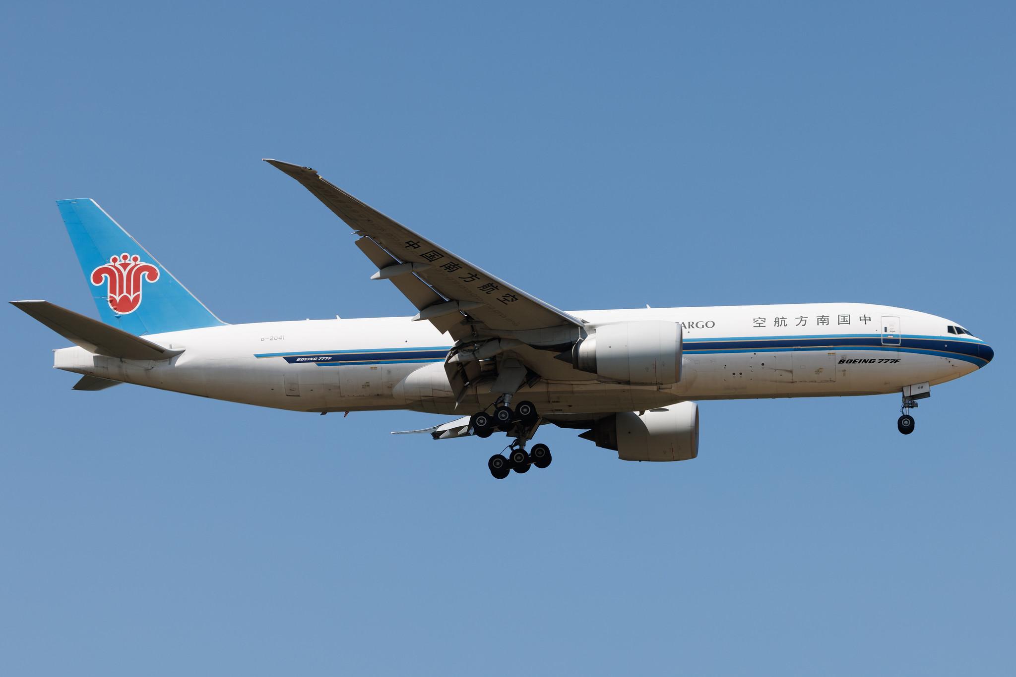 Frankfurt Airport: China Southern Cargo (CZ / CSN) | Operator: China Southern Airlines | Boeing 777-F1B B77L | B-2041 | MSN 41632