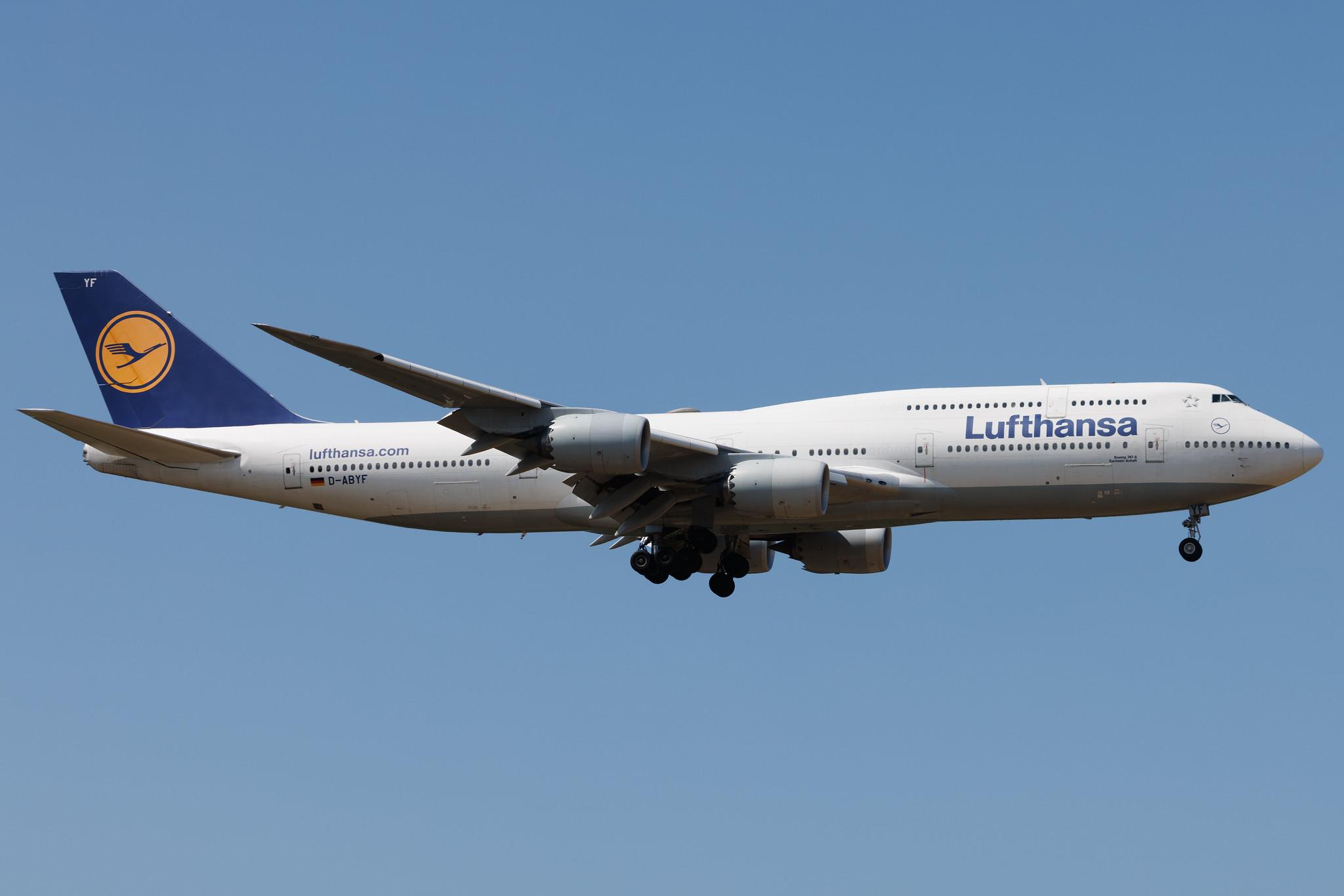 Frankfurt Airport: Lufthansa (LH / DLH) | Boeing 747-830 B748 | D-ABYF | MSN 37830
