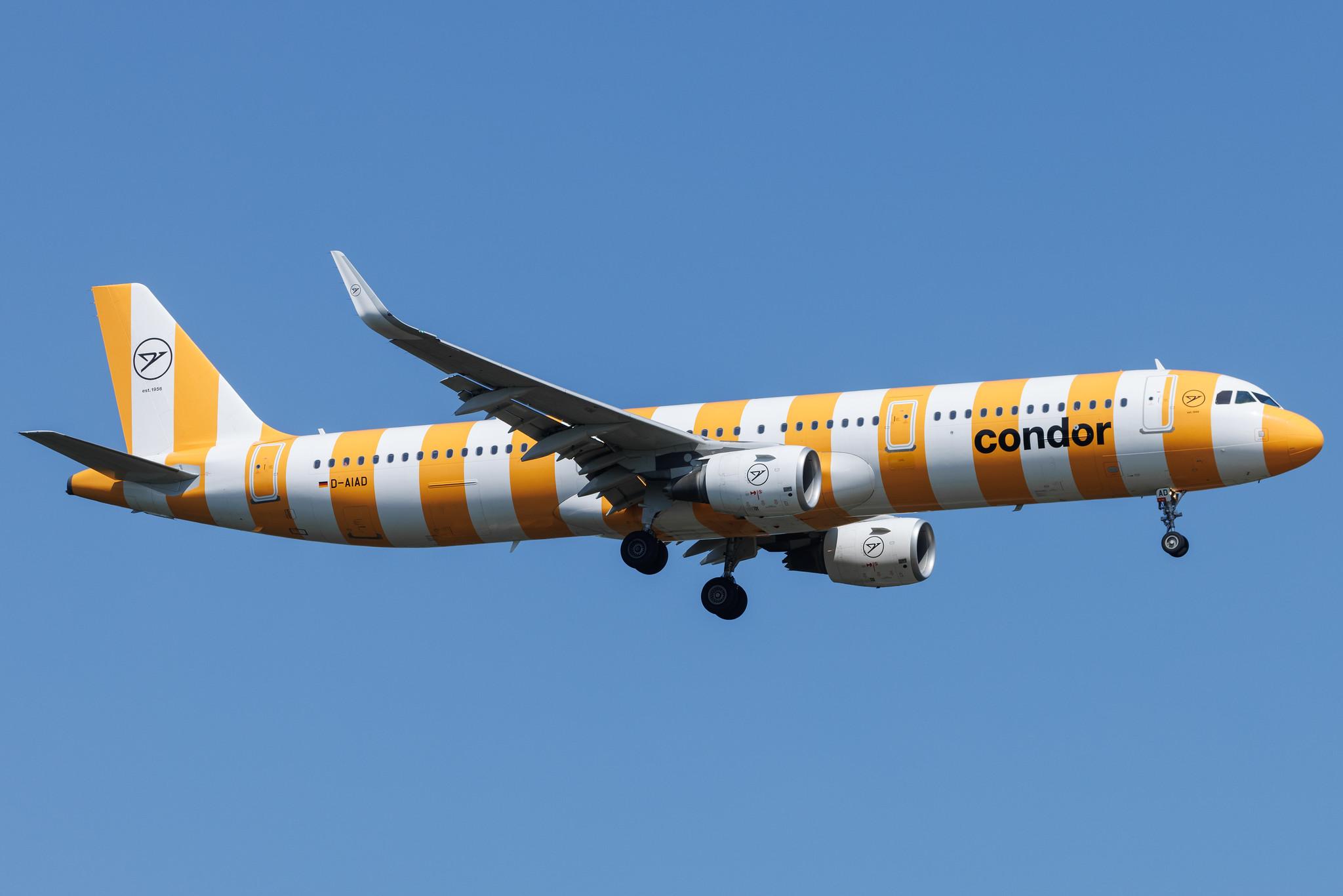 Frankfurt Airport: Condor (DE / CFG) | Airbus A321-211 A321 | D-AIAD | MSN 6053