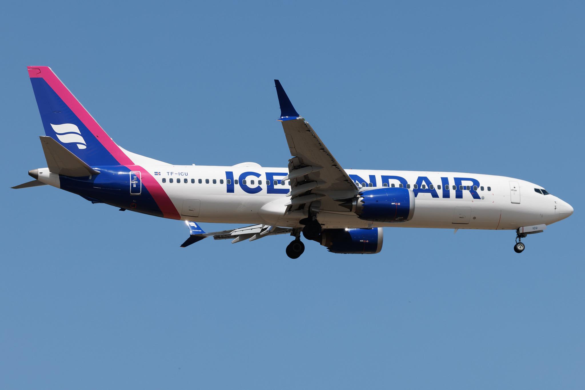 Frankfurt Airport: Icelandair (FI / ICE) | Boeing 737 MAX 8 B38M | TF-ICU | MSN 44355