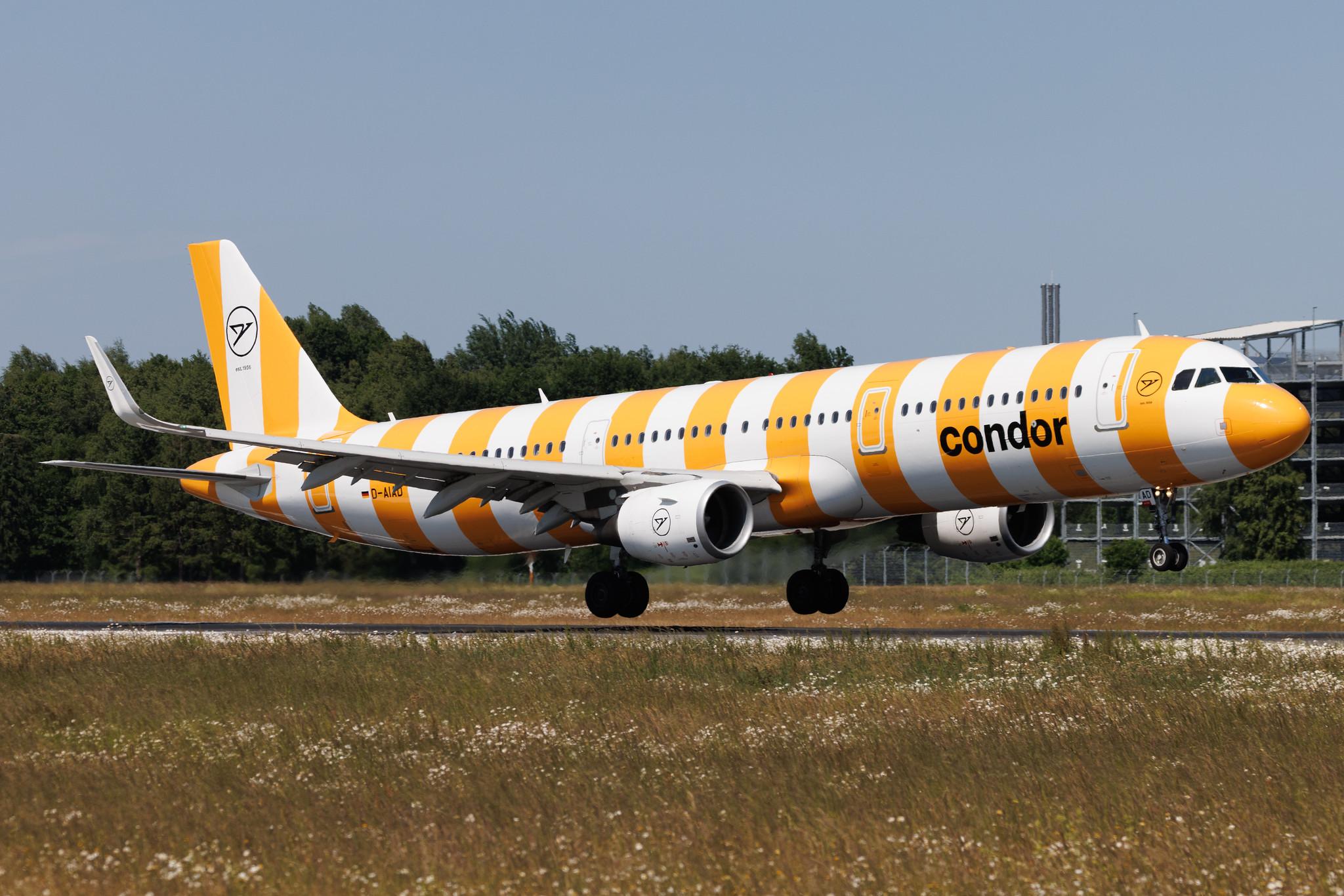 Hamburg Airport: Condor (DE / CFG) | Airbus A321-211 A321 | D-AIAD | MSN 6053
