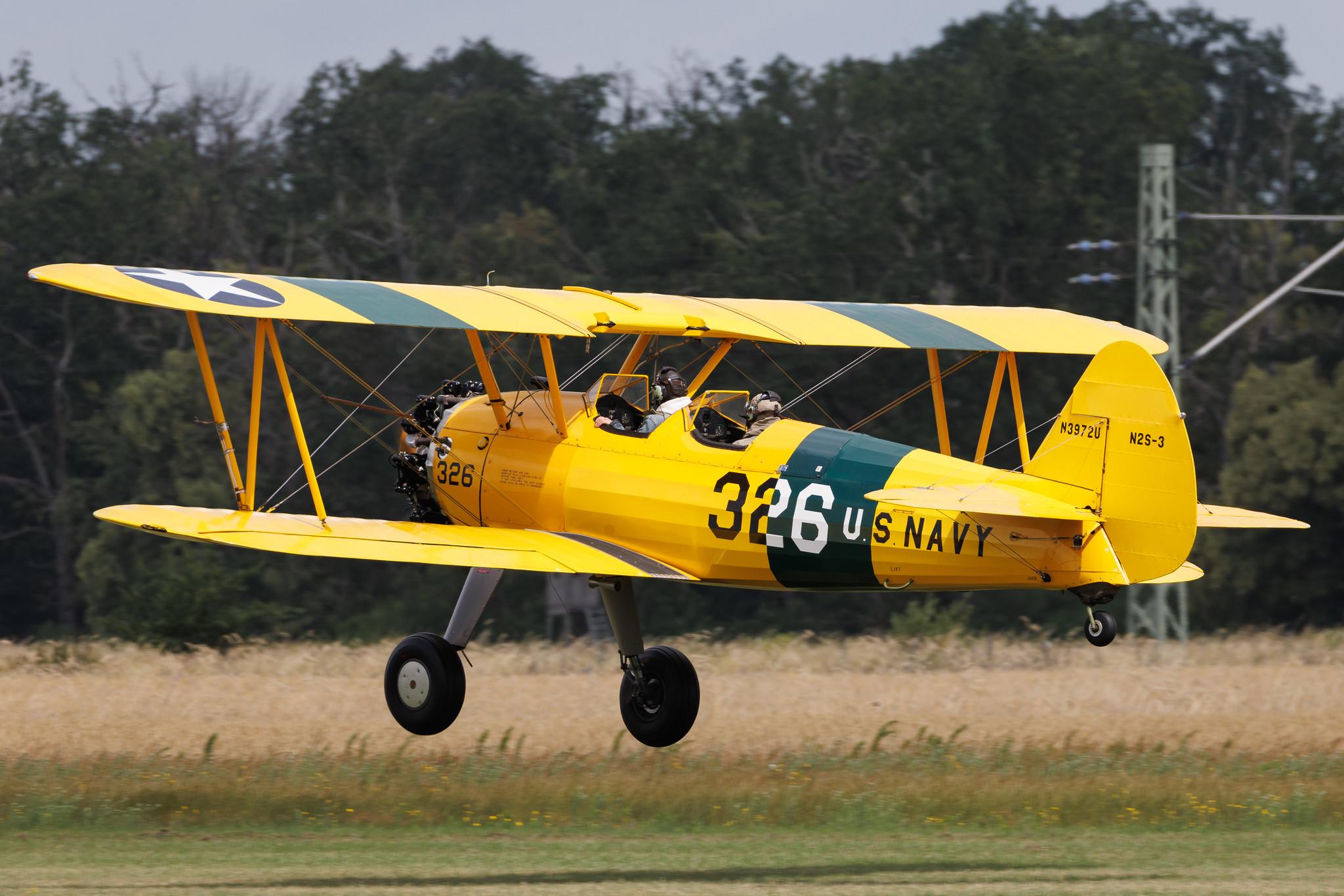 Flugplatz Bienenfarm: Private owner | Boeing N2S-3 Stearman | N3972U | MSN AR-26