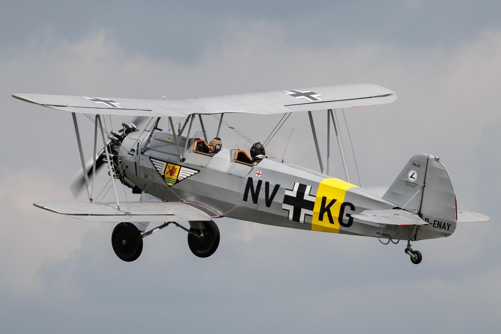 Flugplatz Bienenfarm: Private owner | Focke-Wulf Fw 44J Stieglitz | D-ENAY | MSN 45