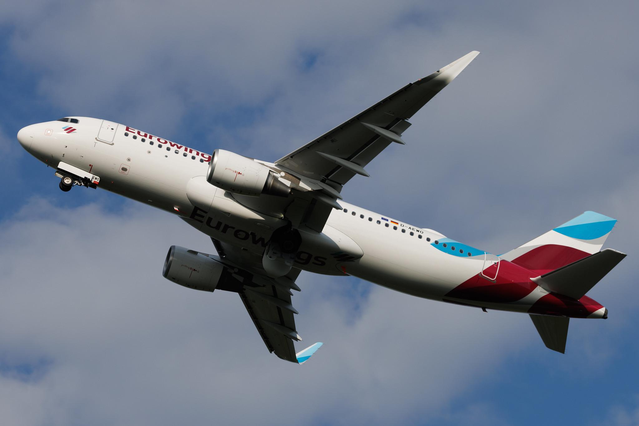 Hamburg Airport: Eurowings (EW / EWG) | Airbus A320-214 A320 | D-AEWO | MSN 7394