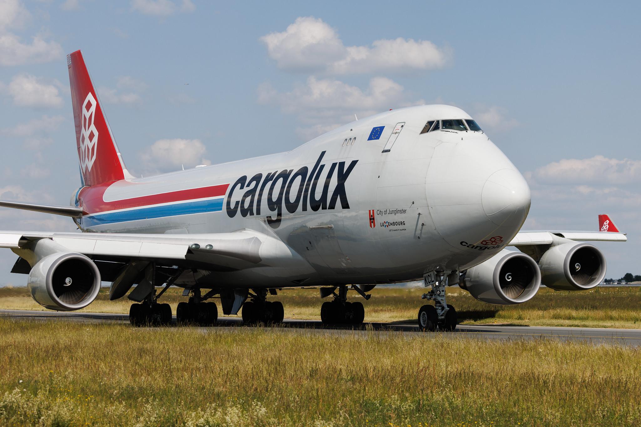 Luxembourg Findel Airport: Cargolux (CV / CLX) | Boeing 747-4HAF(ER) B744 | LX-KCL | MSN 35236