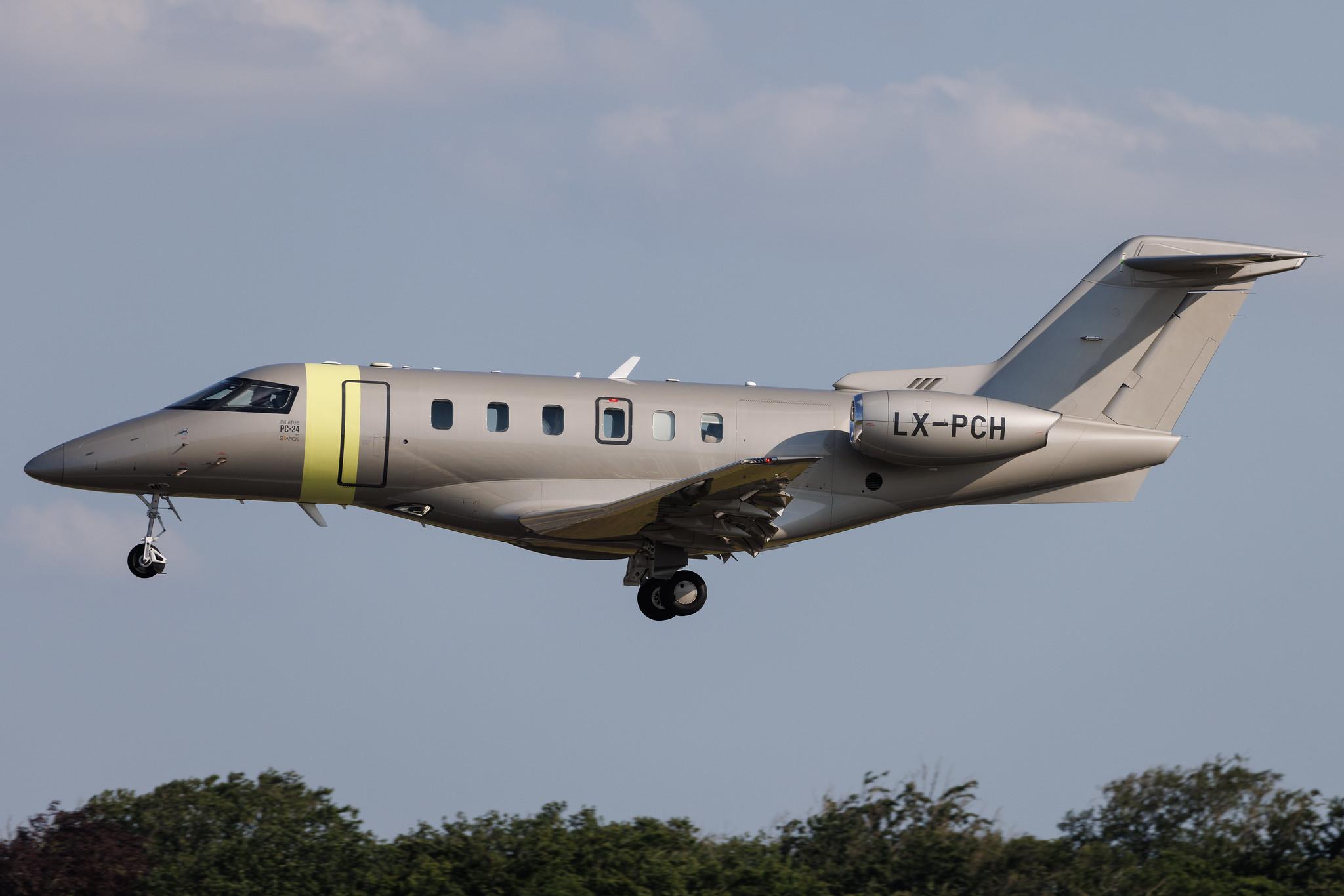Luxembourg Findel Airport: Jetfly Aviation (/ JFA) | Pilatus PC-24 PC24 | LX-PCH | MSN 255