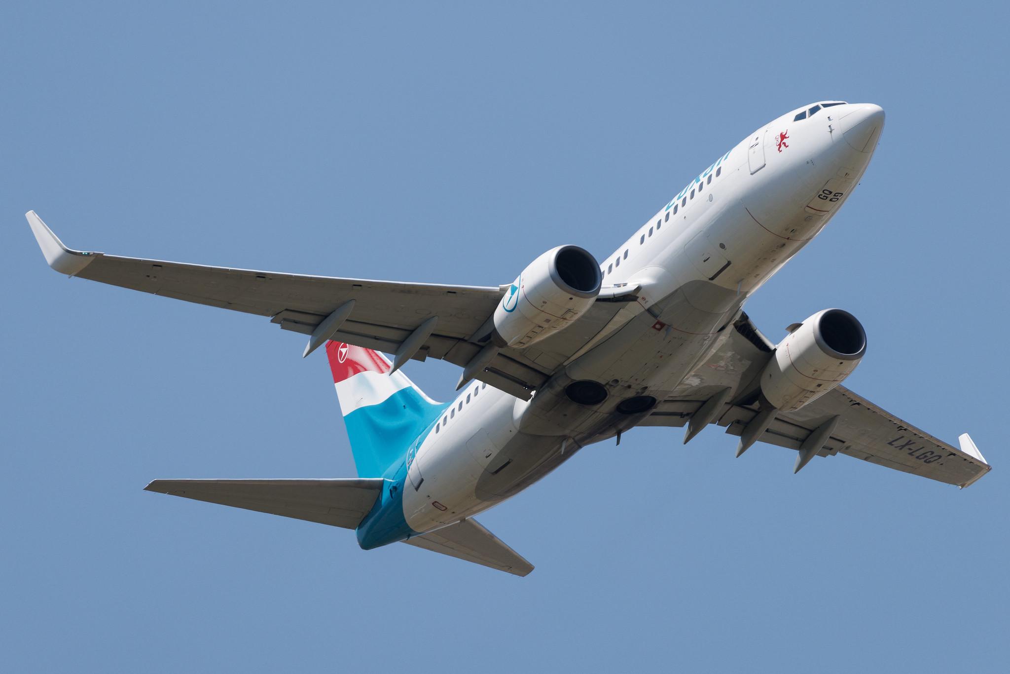 Luxembourg Findel Airport: Luxair (LG / LGL) | Boeing 737-7C9 B737 | LX-LGQ | MSN 33802