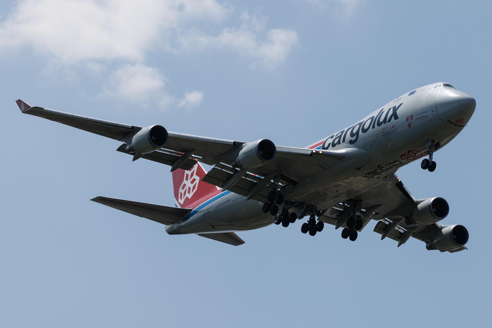 Luxembourg Findel Airport: Cargolux (CV / CLX) | Boeing 747-4HAF(ER) B744 | LX-LCL | MSN 35234