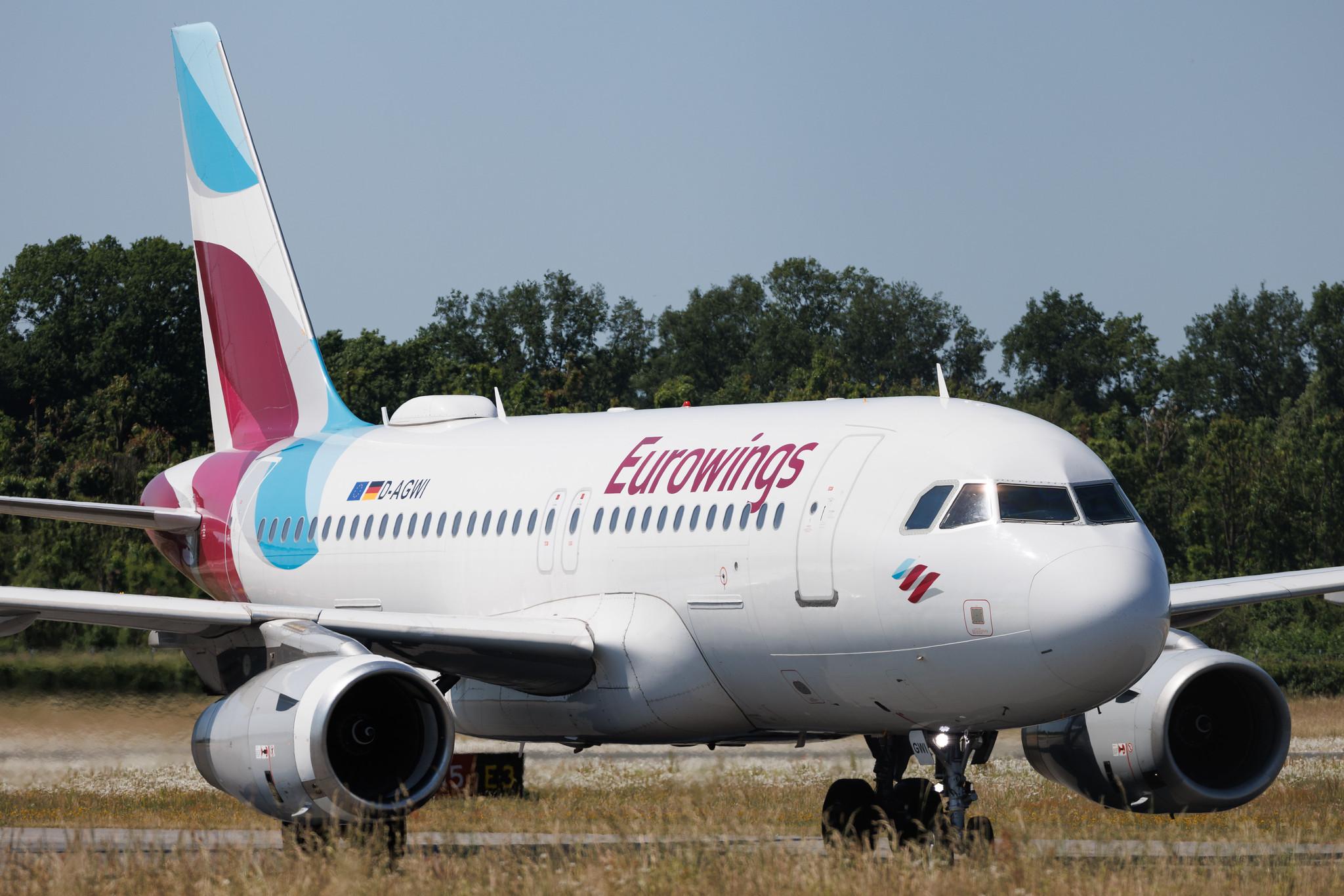 Hamburg Airport: Eurowings (EW / EWG) | Airbus A319-132 A319 | D-AGWI | MSN 3358