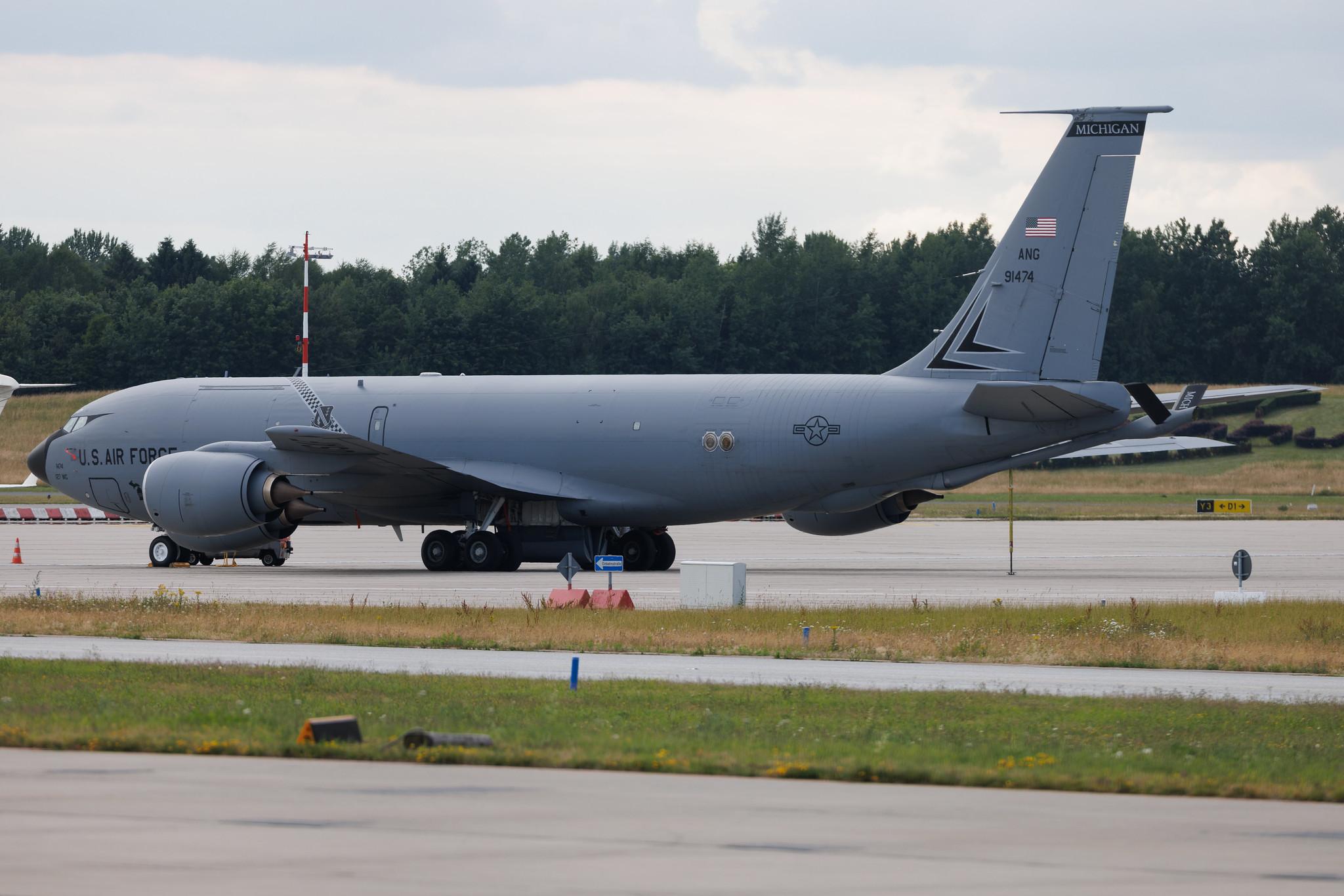 Hamburg Airport: United States - US Air Force (USAF) (/ RCH) | Operator: United States - Air Force | Boeing KC-135T Stratotanker K35R | 59-1474 | MSN 17962