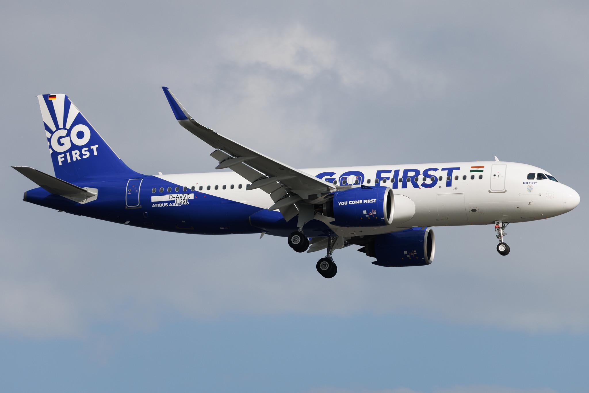 Hamburg Finkenwerder: Go First (G8 / GOW) | Airbus A320-271N A20N | D-AVVC | MSN 11251