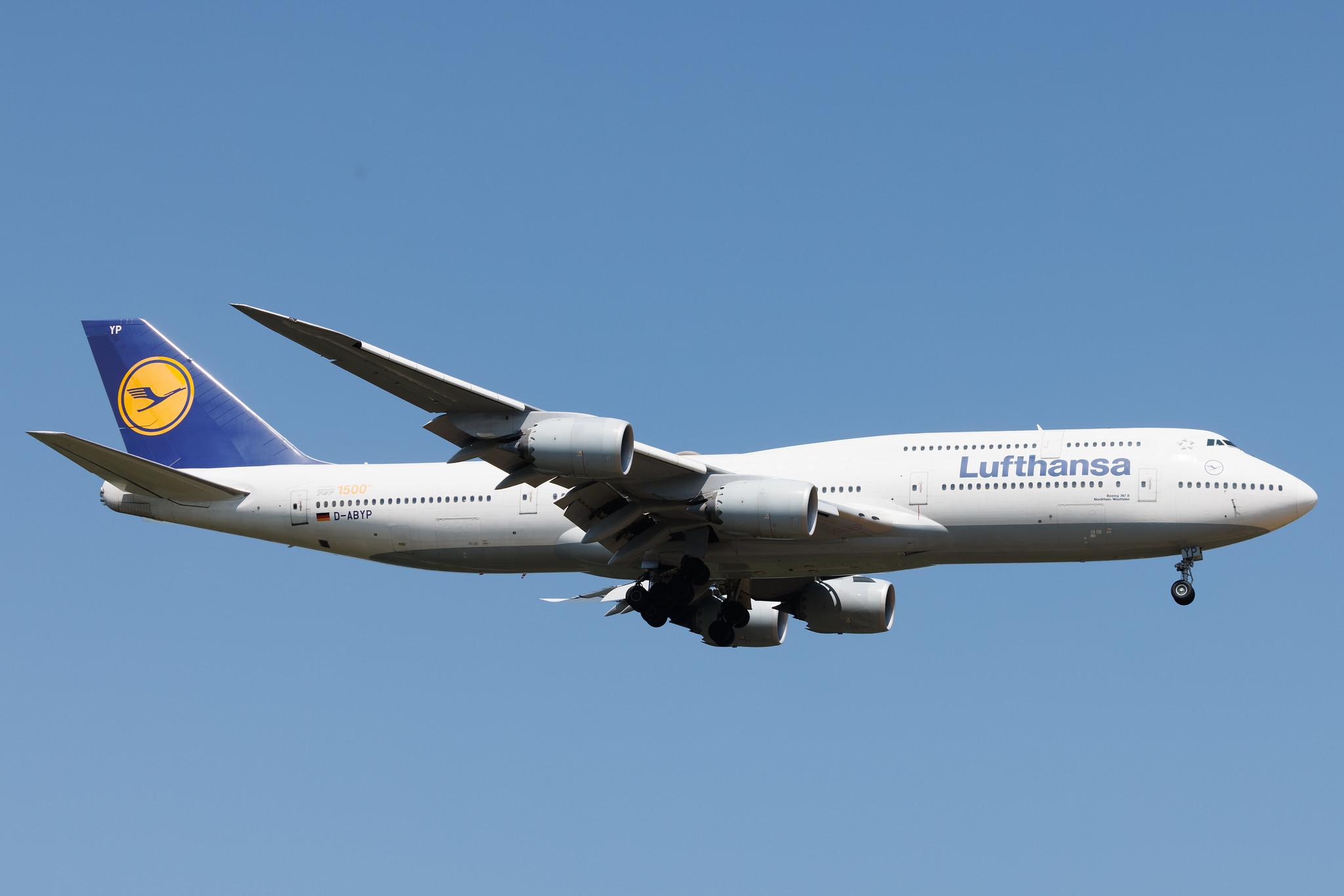 Frankfurt Airport: Lufthansa (LH / DLH) | Boeing 747-830 B748 | D-ABYP | MSN 37839