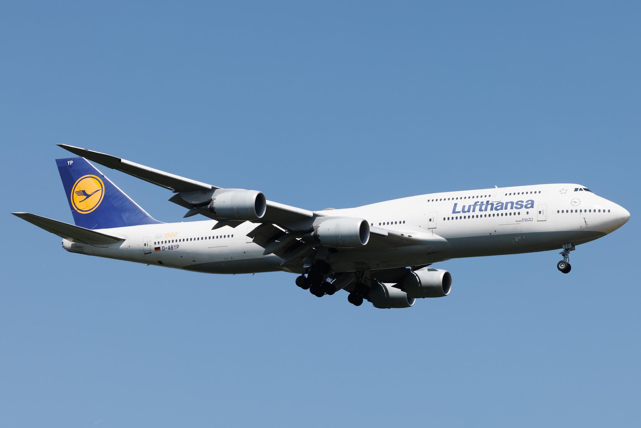 Frankfurt Airport: Lufthansa (LH / DLH) | Boeing 747-830 B748 | D-ABYP | MSN 37839
