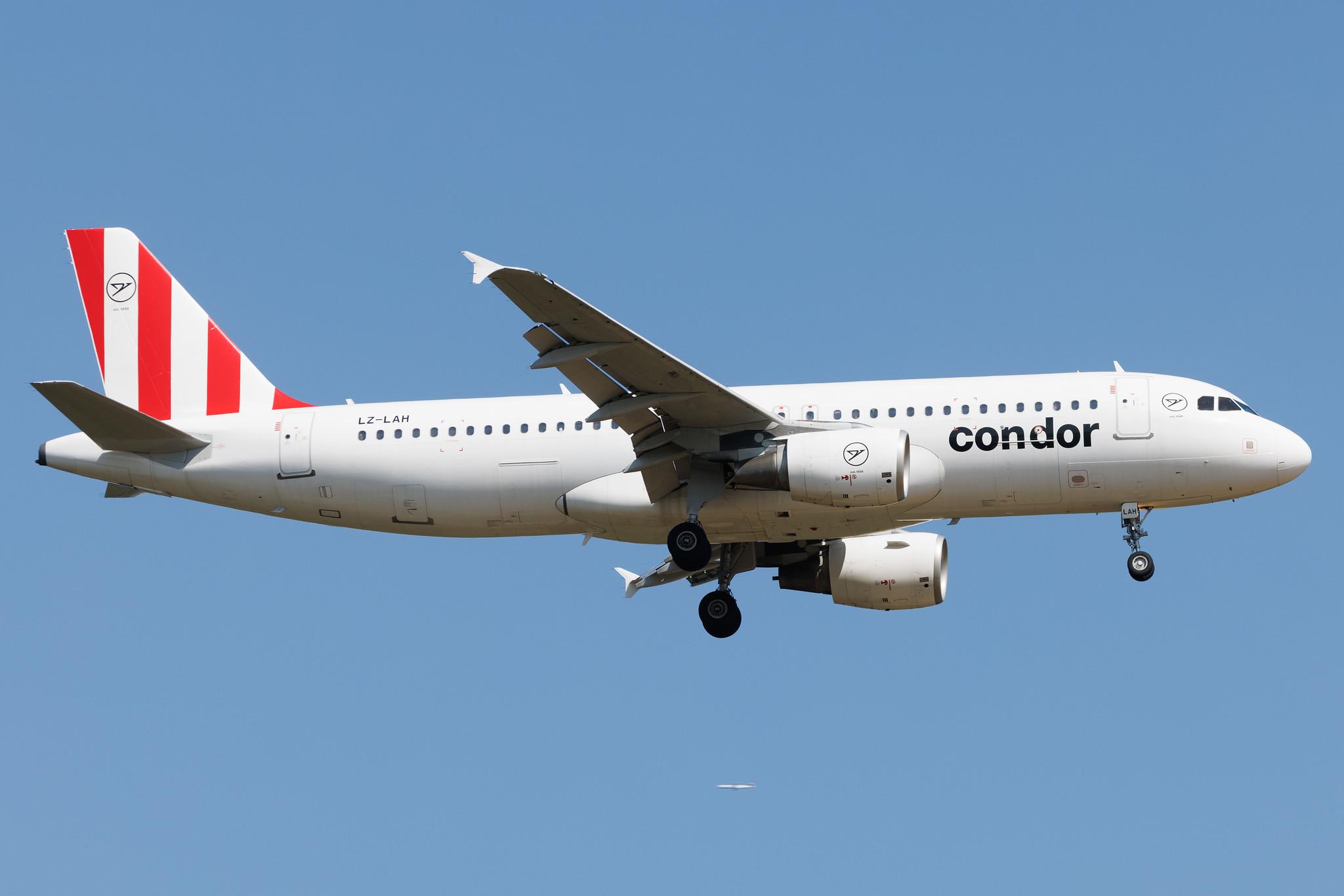 Frankfurt Airport: Condor (DE / CFG) | Operator: European Air Charter | Airbus A320-214 A320 | LZ-LAH | MSN 02540