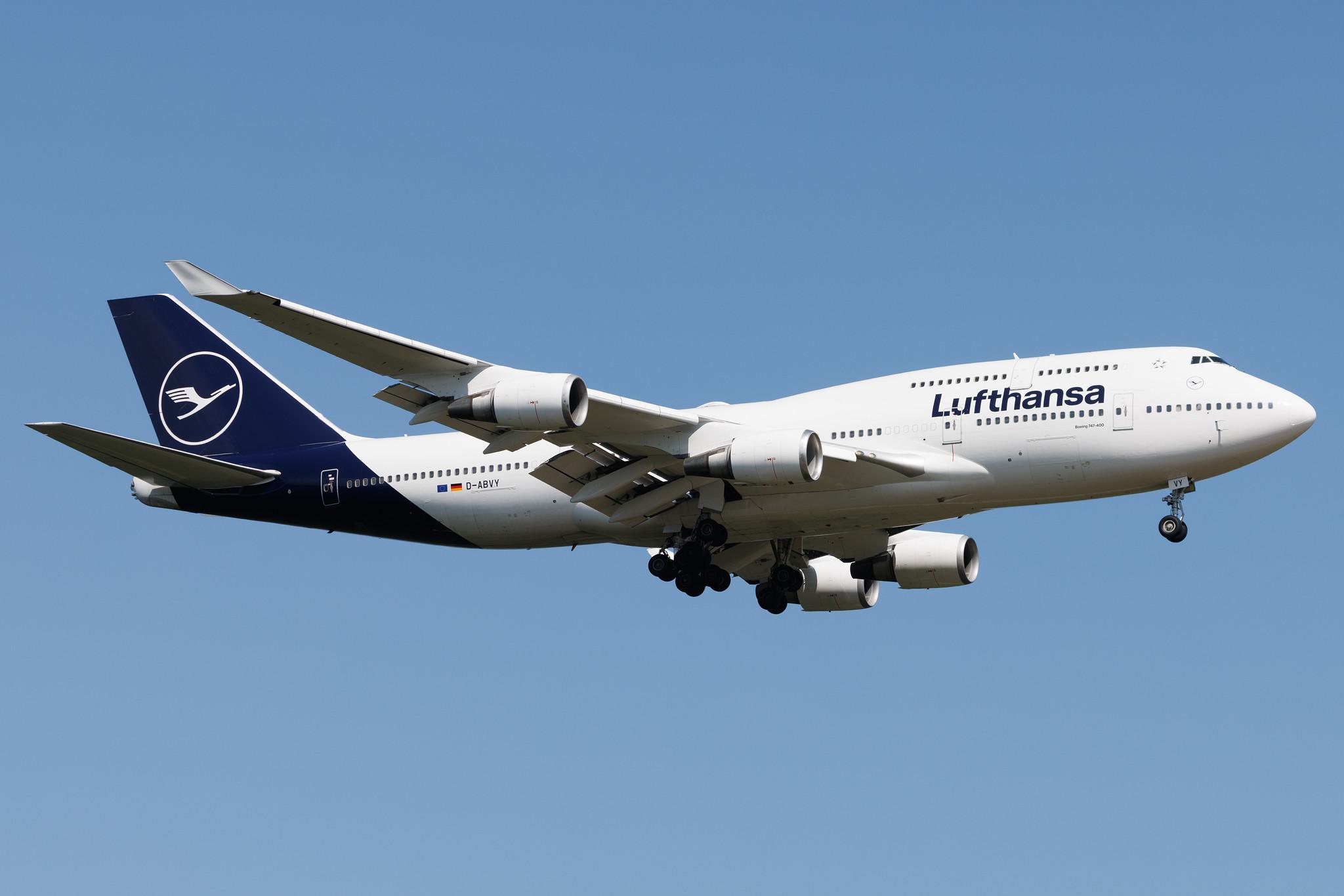 Frankfurt Airport: Lufthansa (LH / DLH) | Boeing 747-430 B744 | D-ABVY | MSN 29869
