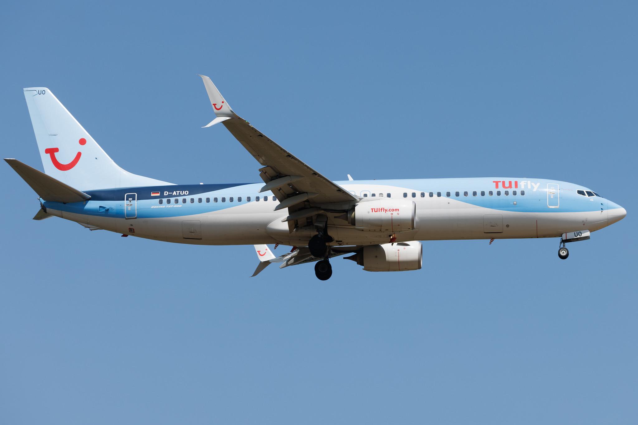 Frankfurt Airport: TUI (X3 / TUI) | Operator: TUI fly | Boeing 737-8K2 B738 | D-ATUO | MSN 41661