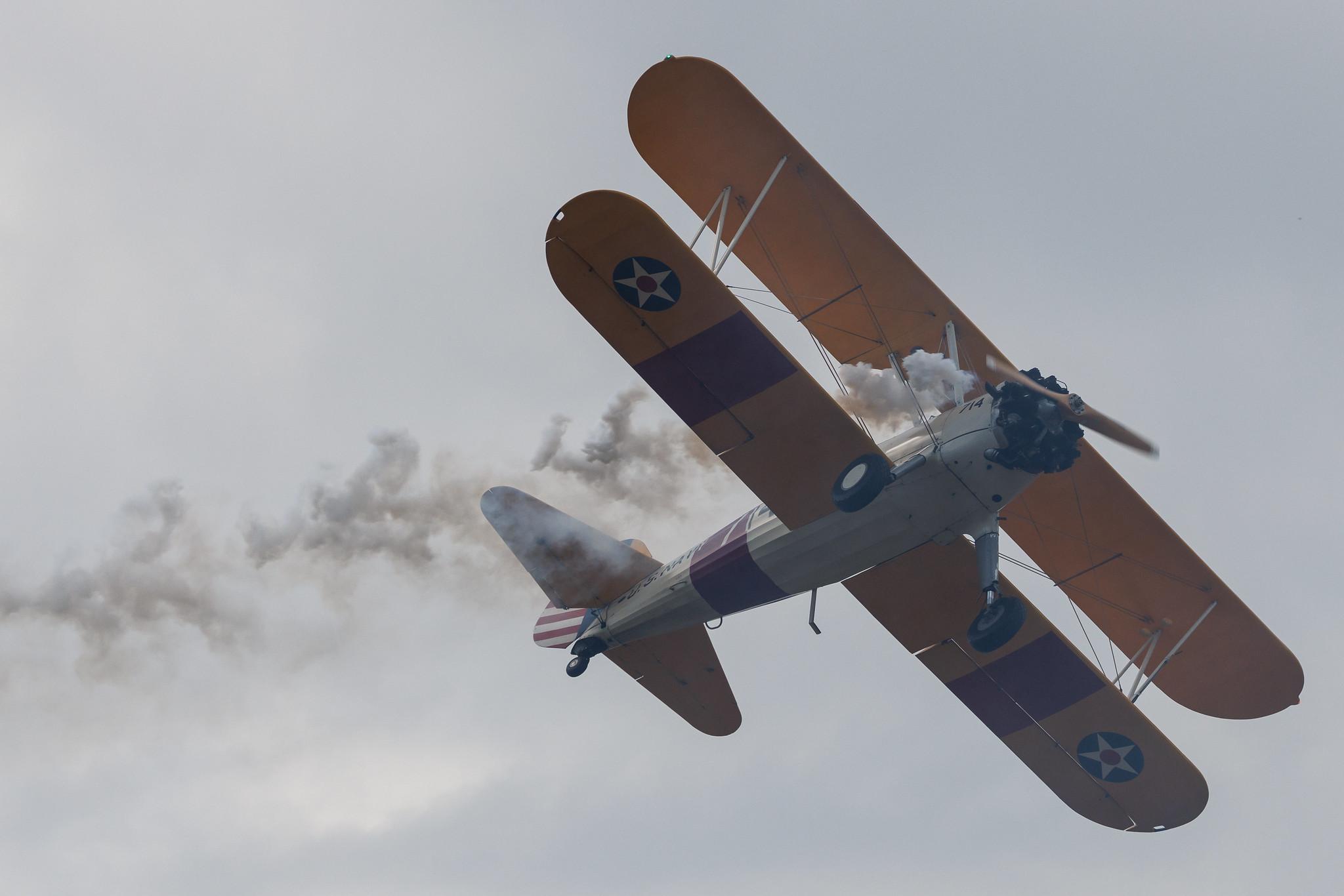 ANTIDOTUM Airshow Leszno: Private owner | Boeing-Stearman Model 75 ST75 | SP-YWW | MSN 75-1204