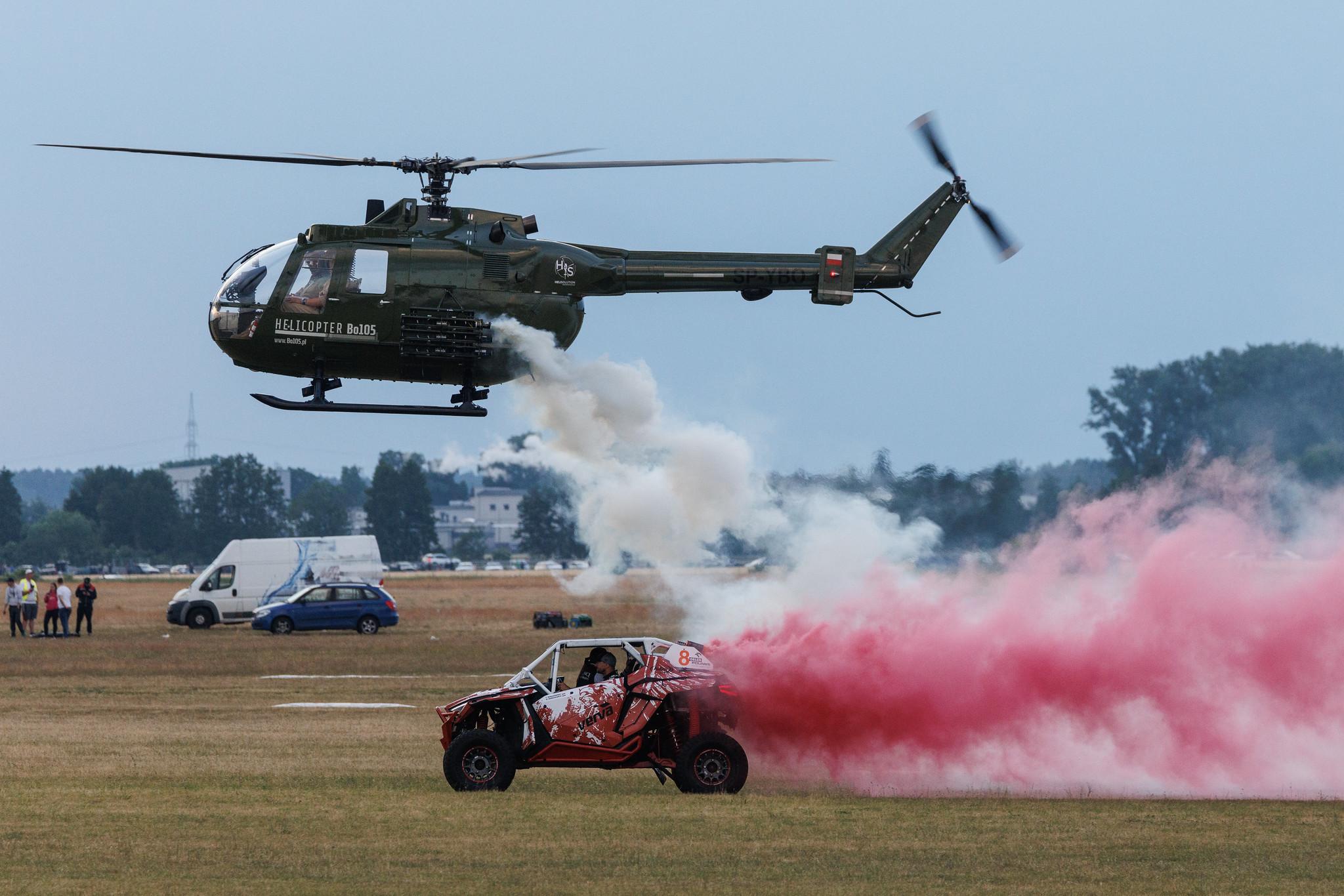 ANTIDOTUM Airshow Leszno: Private owner | MBB Bo105P1 B105 | SP-YBO | MSN 6019