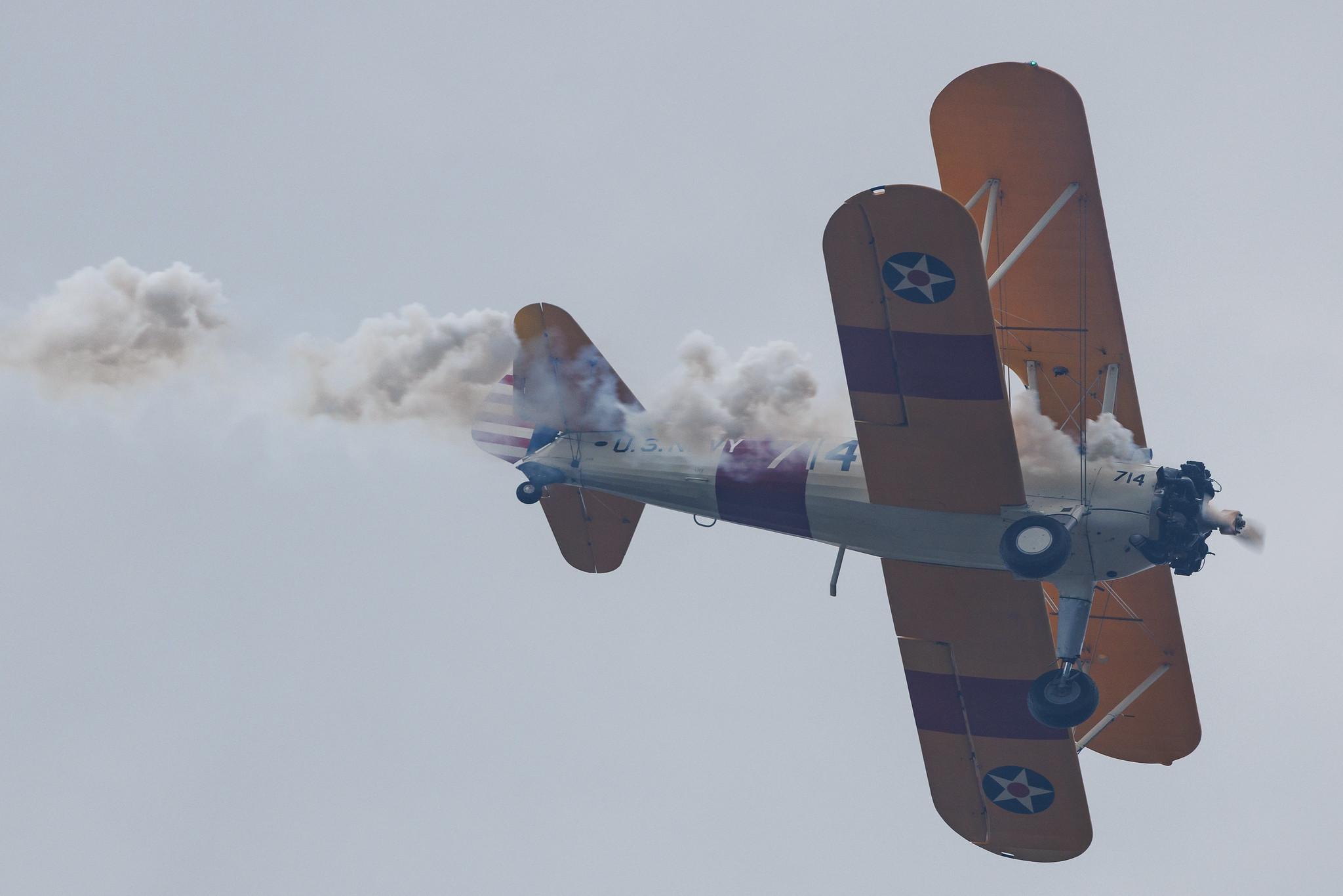 ANTIDOTUM Airshow Leszno: Private owner | Boeing-Stearman Model 75 ST75 | SP-YWW | MSN 75-1204
