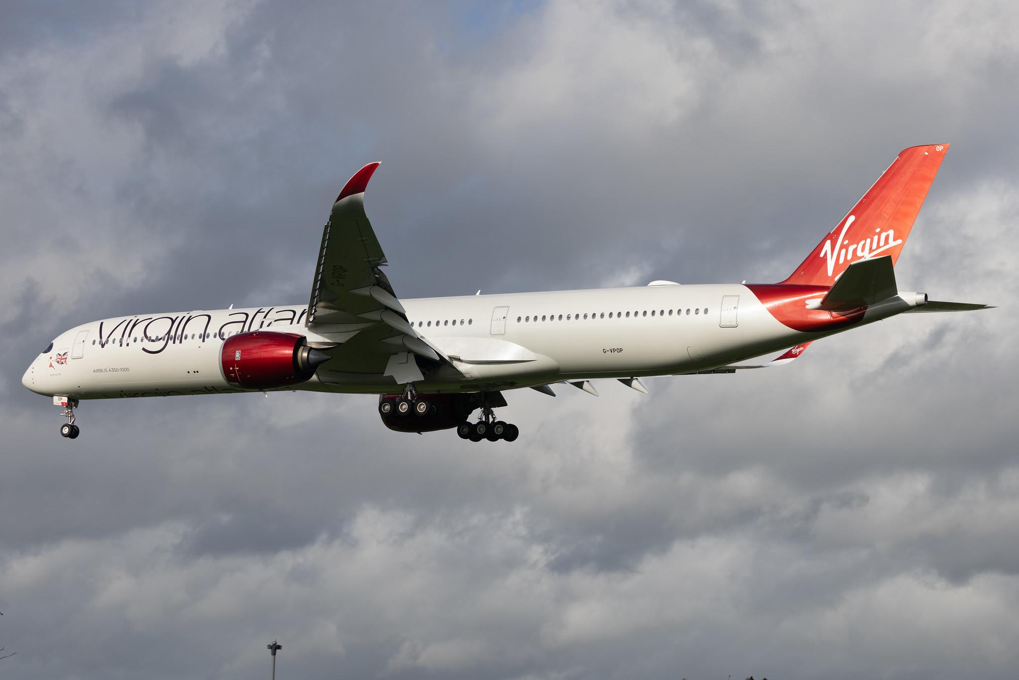 London Heathrow: Virgin Atlantic (VS / VIR) | Airbus A350-1041 A35K | G-VPOP | MSN 298