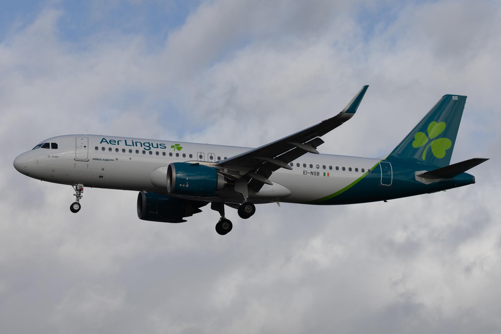 London Heathrow: Aer Lingus (EI / EIN) | Airbus A320-251N A20N | EI-NSB | MSN 10786