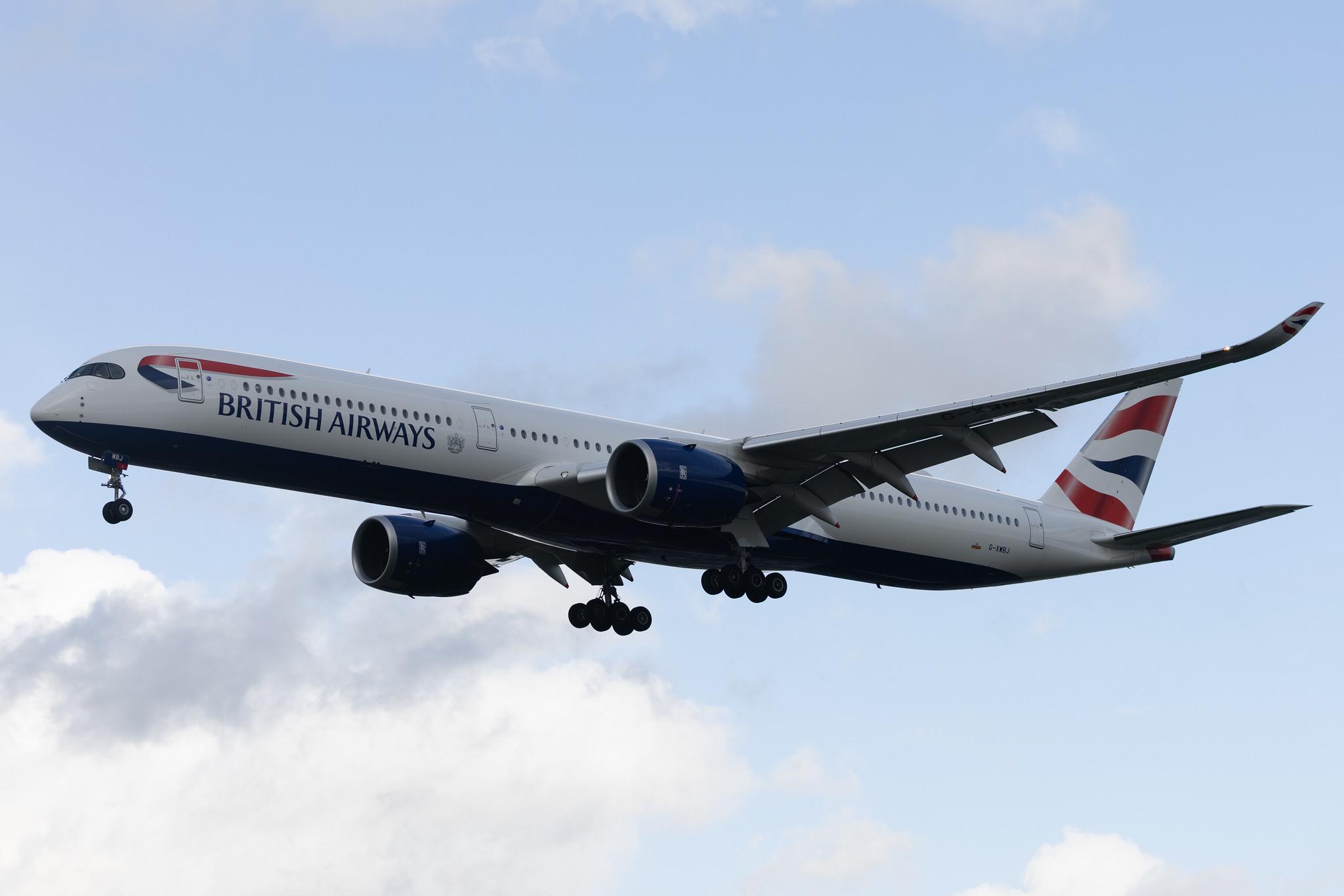 London Heathrow: British Airways (BA / BAW) | Airbus A350-1041 A35K | G-XWBJ | MSN 490