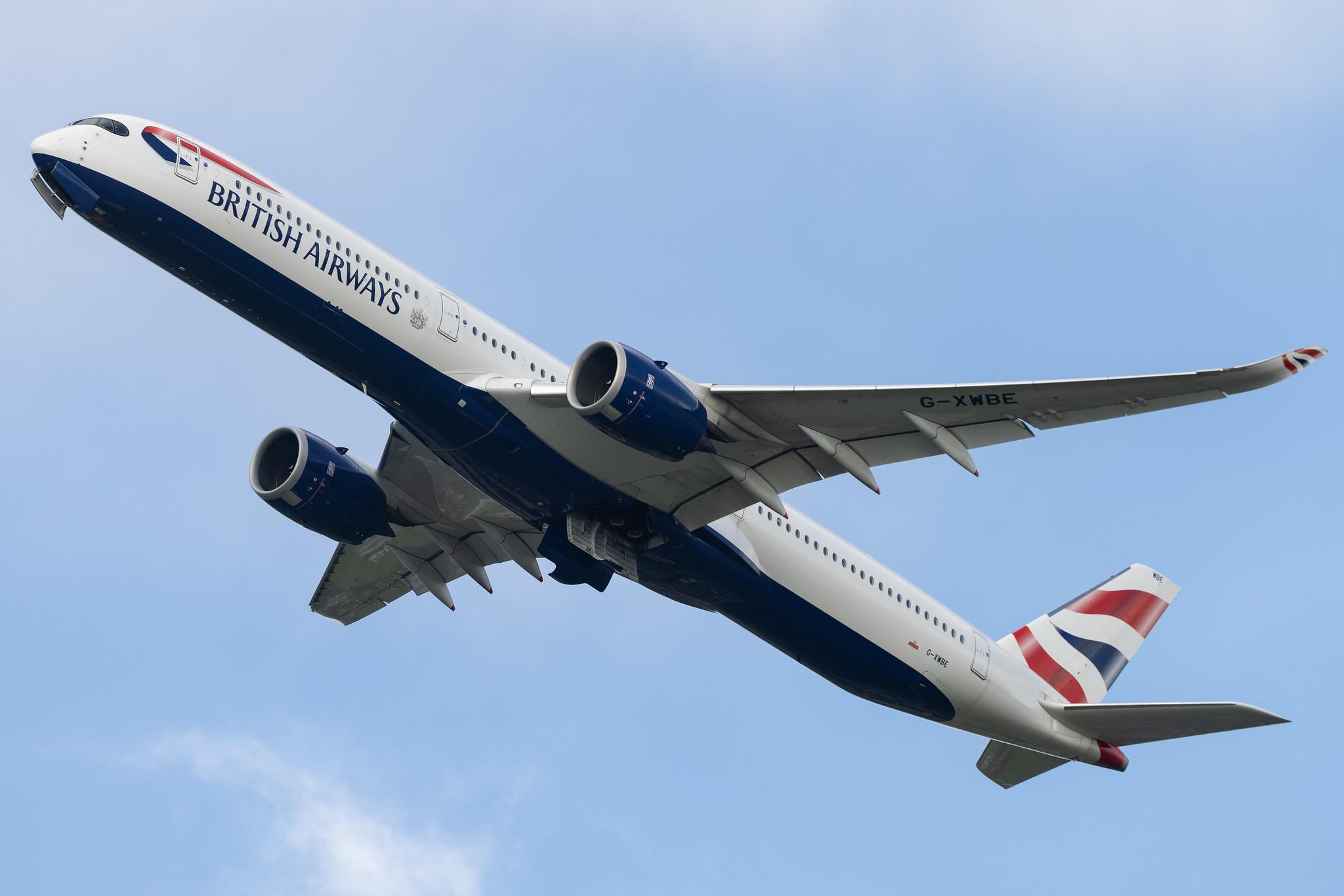 London Heathrow: British Airways (BA / BAW) | Airbus A350-1041 A35K | G-XWBE | MSN 386