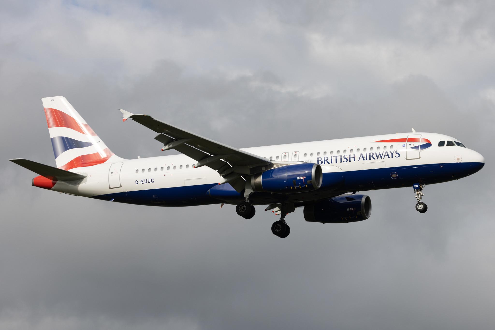London Heathrow: British Airways (BA / BAW) | Airbus A320-232 A320 | G-EUUG | MSN 1812