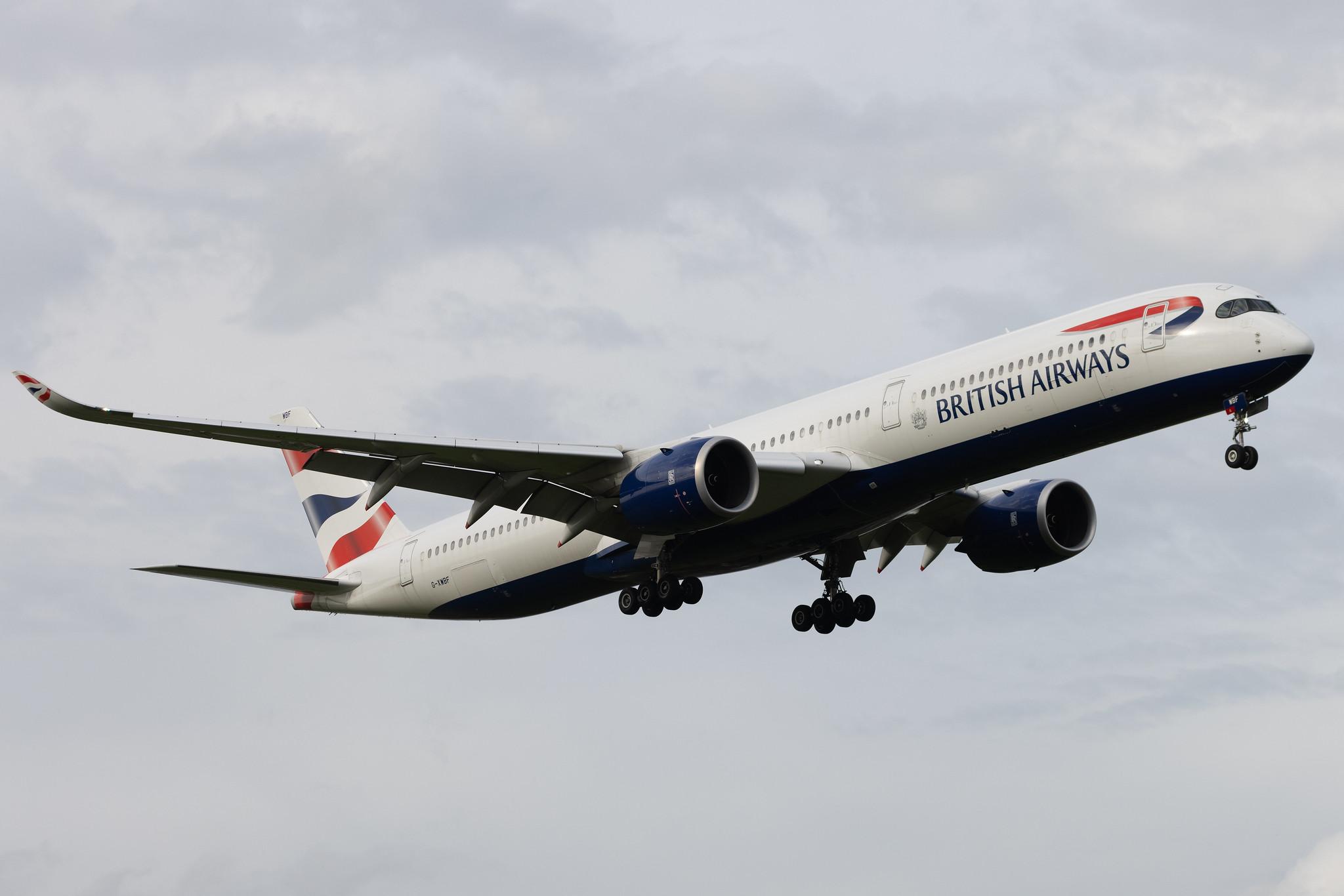 London Heathrow: British Airways (BA / BAW) | Airbus A350-1041 A35K | G-XWBF | MSN 402