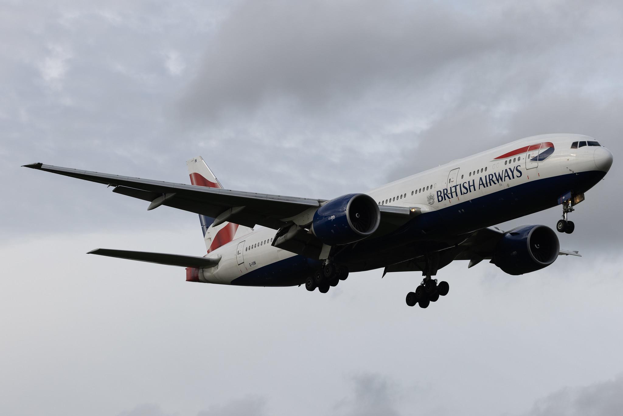 London Heathrow: British Airways (BA / BAW) | Boeing 777-236(ER) B772 | G-VIIN | MSN 29319