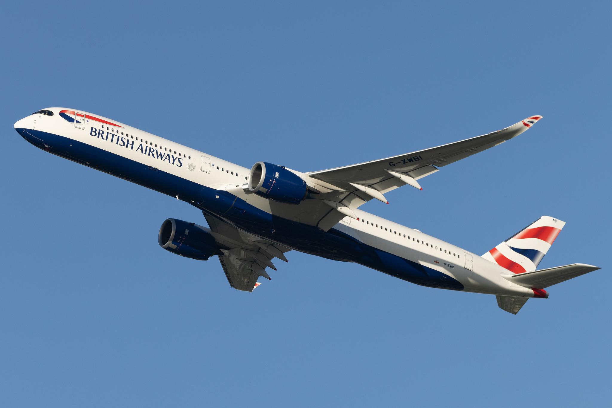 London Heathrow: British Airways (BA / BAW) | Airbus A350-1041 A35K | G-XWBI | MSN 473