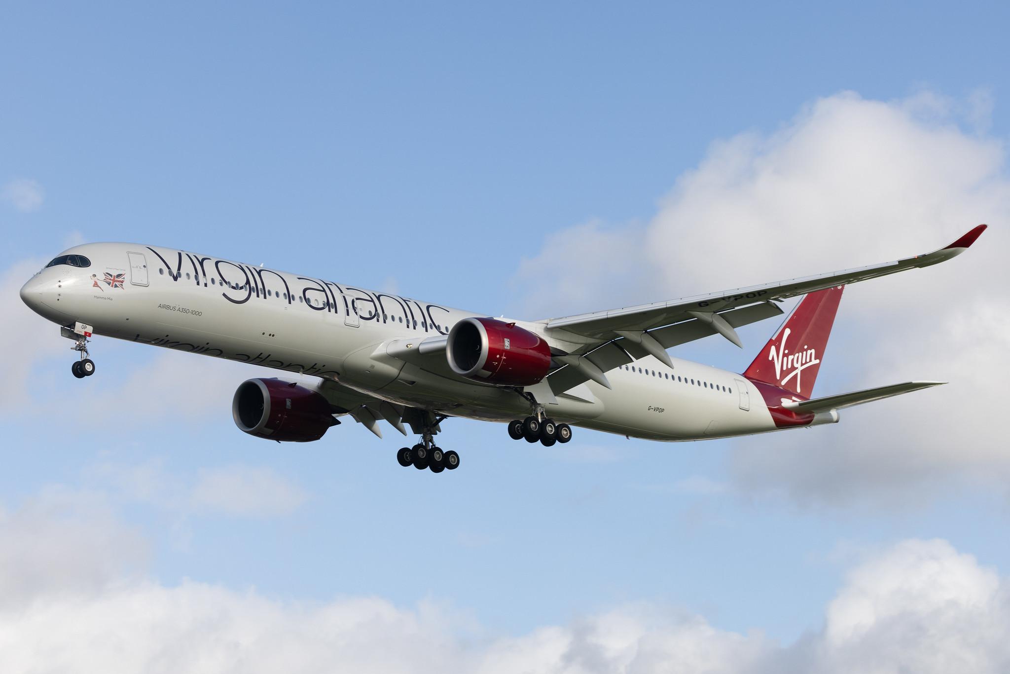 London Heathrow: Virgin Atlantic (VS / VIR) | Airbus A350-1041 A35K | G-VPOP | MSN 298