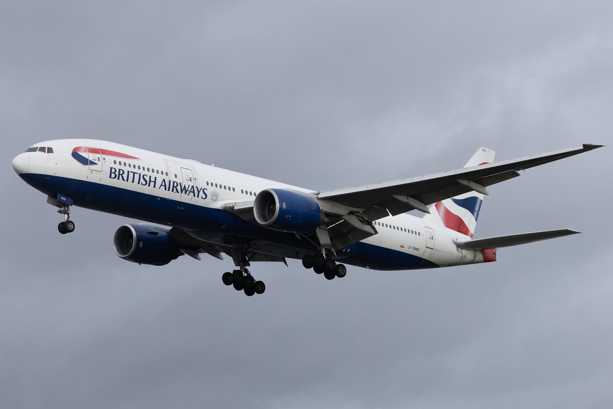 London Heathrow: British Airways (BA / BAW) | Boeing 777-236(ER) B772 | G-YMMG | MSN 30308
