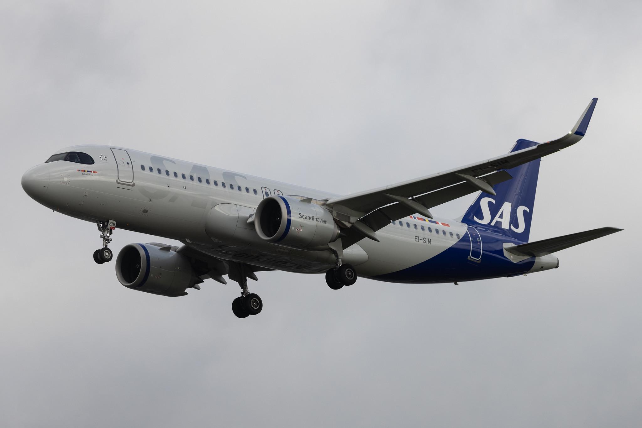 London Heathrow: SAS (SK / SAS) | Operator: SAS Connect | Airbus A320-251N A20N | EI-SIM | MSN 10761