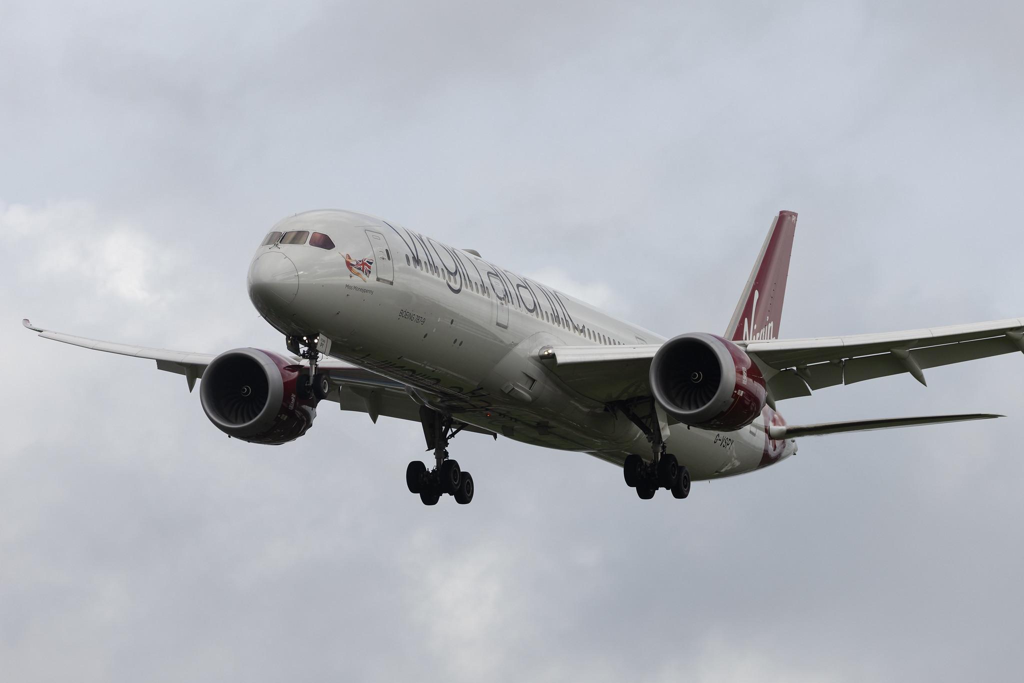 London Heathrow: Virgin Atlantic (VS / VIR) | Boeing 787-9 Dreamliner B789 | G-VSPY | MSN 37973