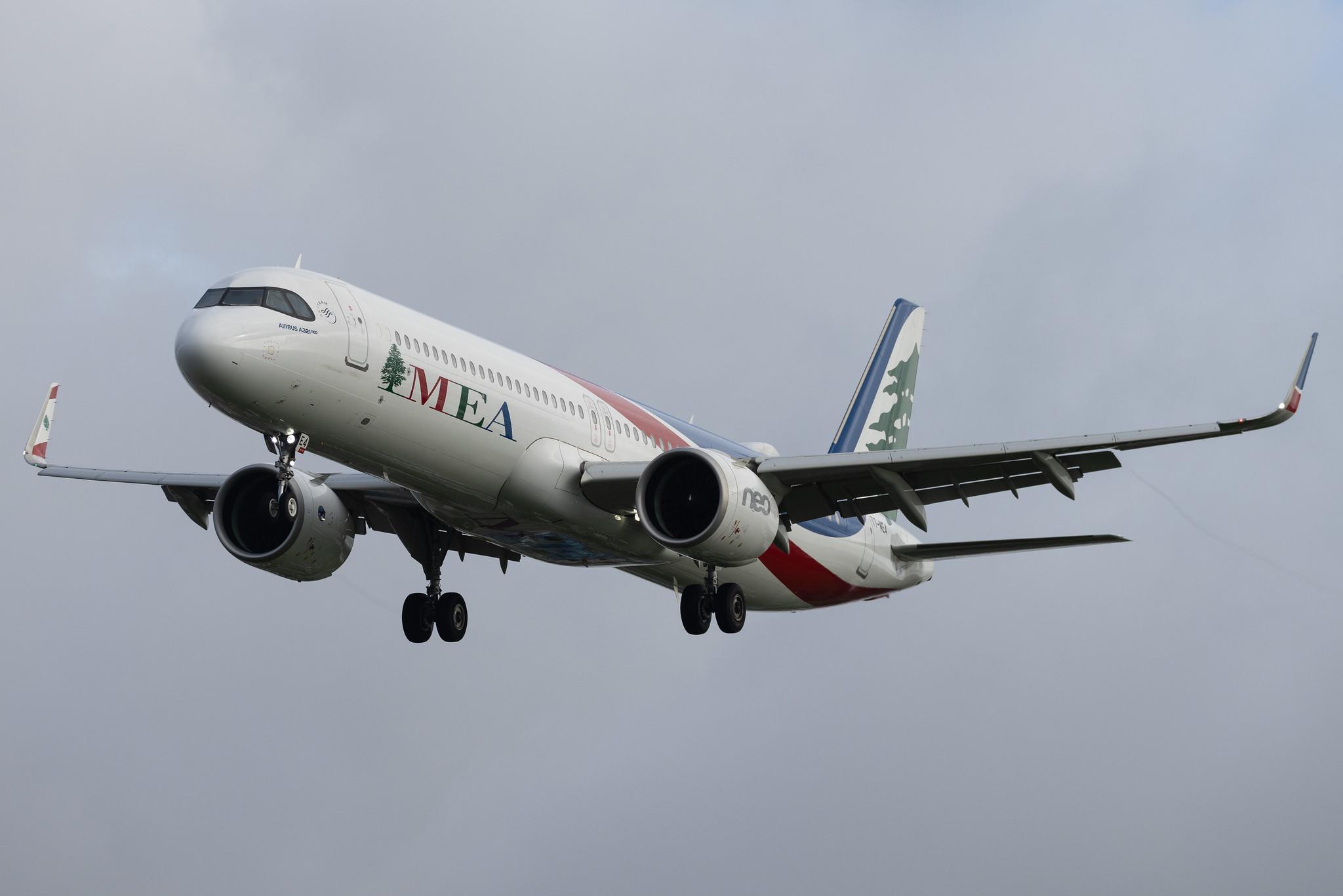 London Heathrow: MEA (ME / MEA) | Airbus A321-271NX A21N | T7-ME4 | MSN 10068