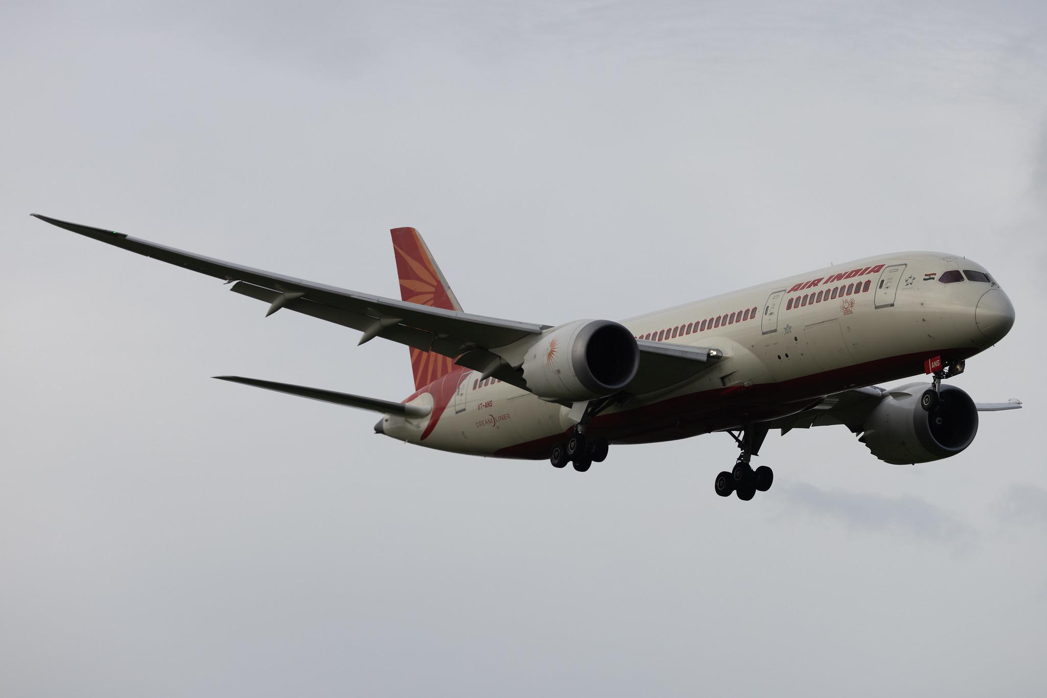 London Heathrow: Air India (AI / AIC) | Boeing 787-8 Dreamliner B788 | VT-ANS | MSN 36290