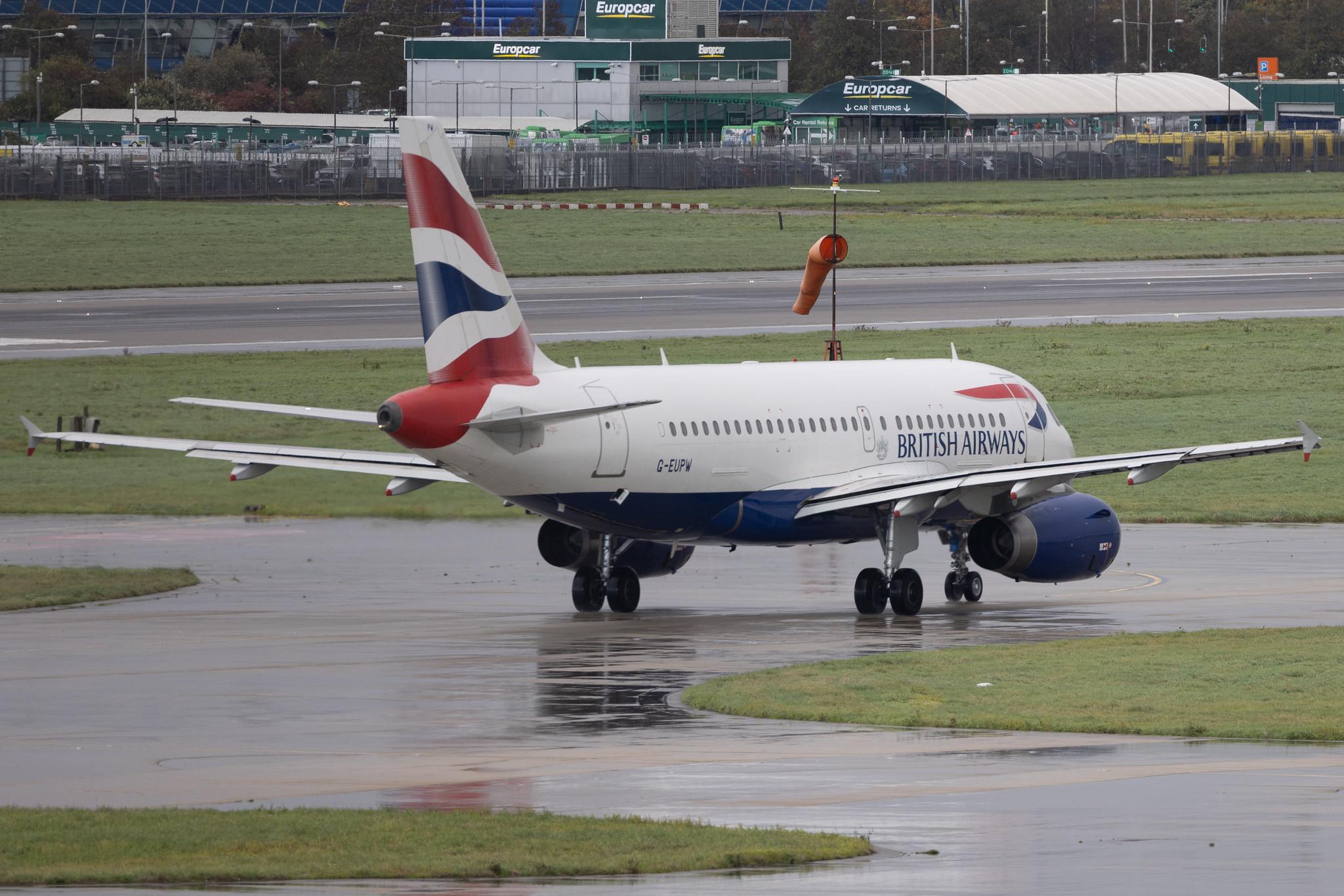 London Heathrow: British Airways (BA / BAW) | Airbus A319-131 A319 | G-EUPW | MSN 1440
