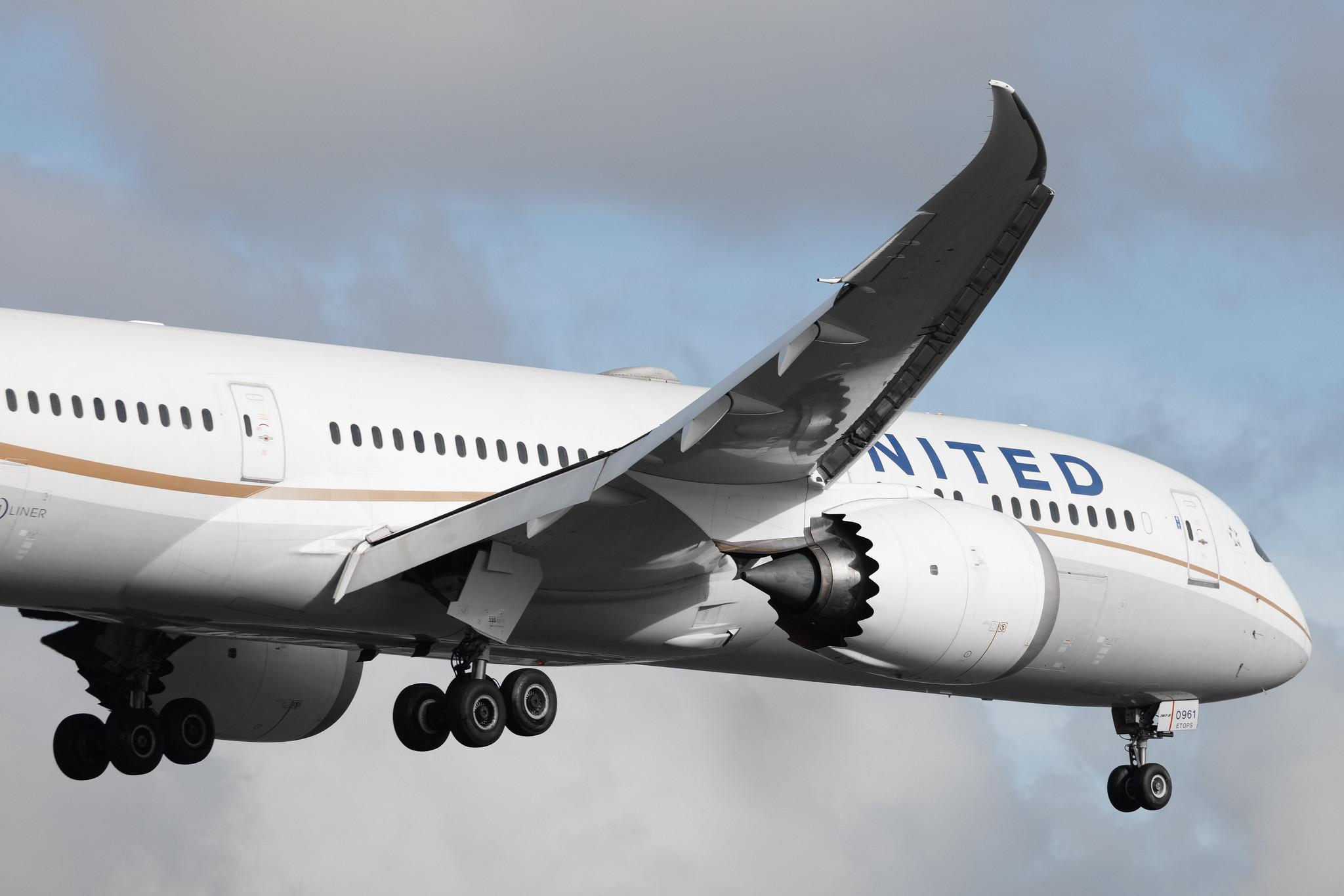 London Heathrow: United Airlines (UA / UAL) | Boeing 787-9 Dreamliner B789 | N29961 | MSN 37811