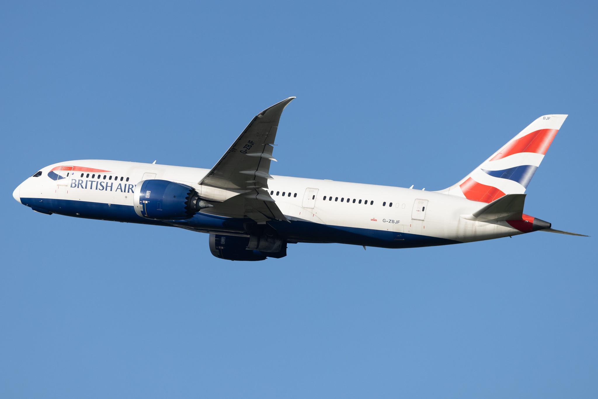 London Heathrow: British Airways (BA / BAW) | Boeing 787-8 Dreamliner B788 | G-ZBJF | MSN 38613
