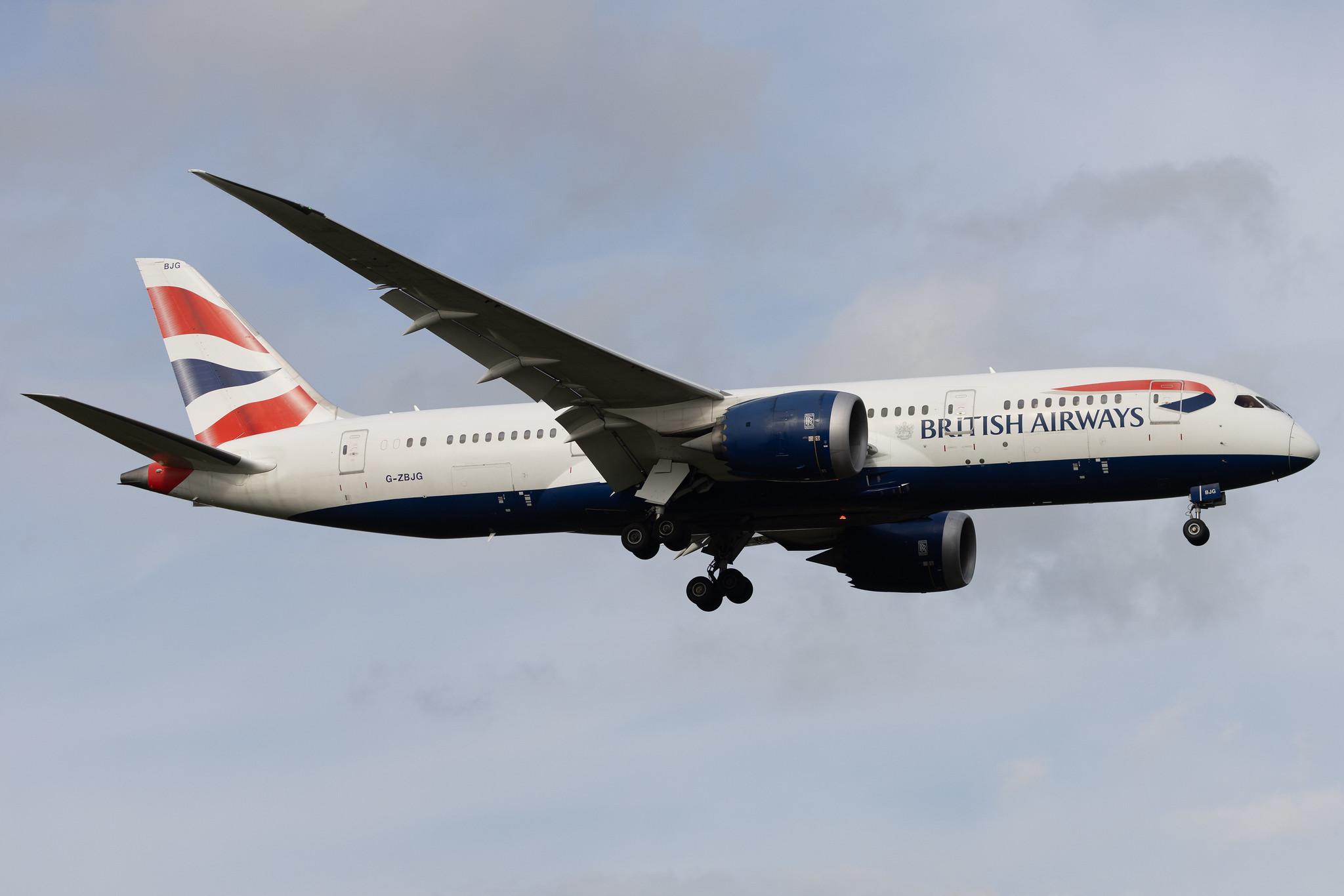 London Heathrow: British Airways (BA / BAW) | Boeing 787-8 Dreamliner B788 | G-ZBJG | MSN 38614