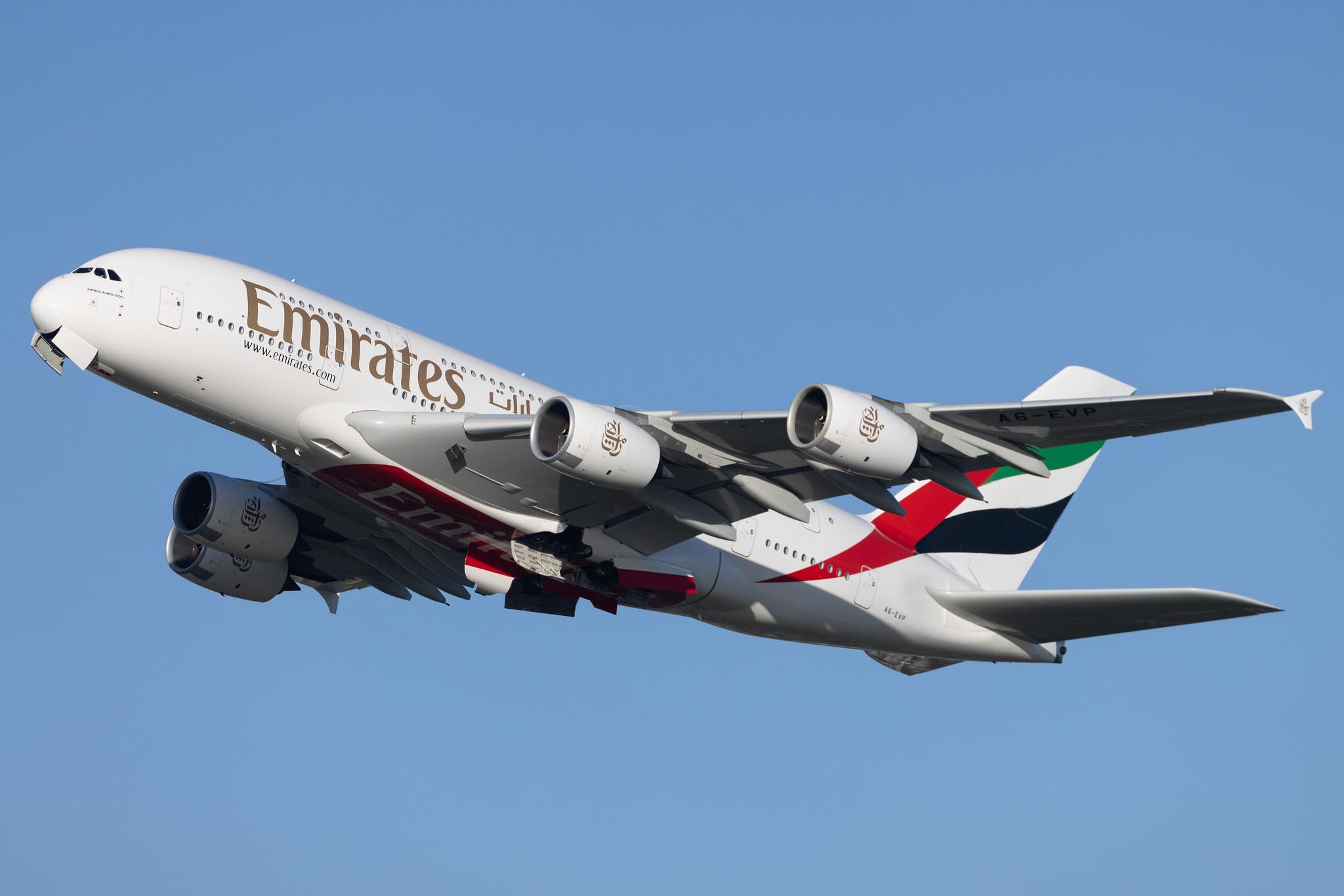 London Heathrow: Emirates (EK / UAE) | Airbus A380-842 A388 | A6-EVP | MSN 269