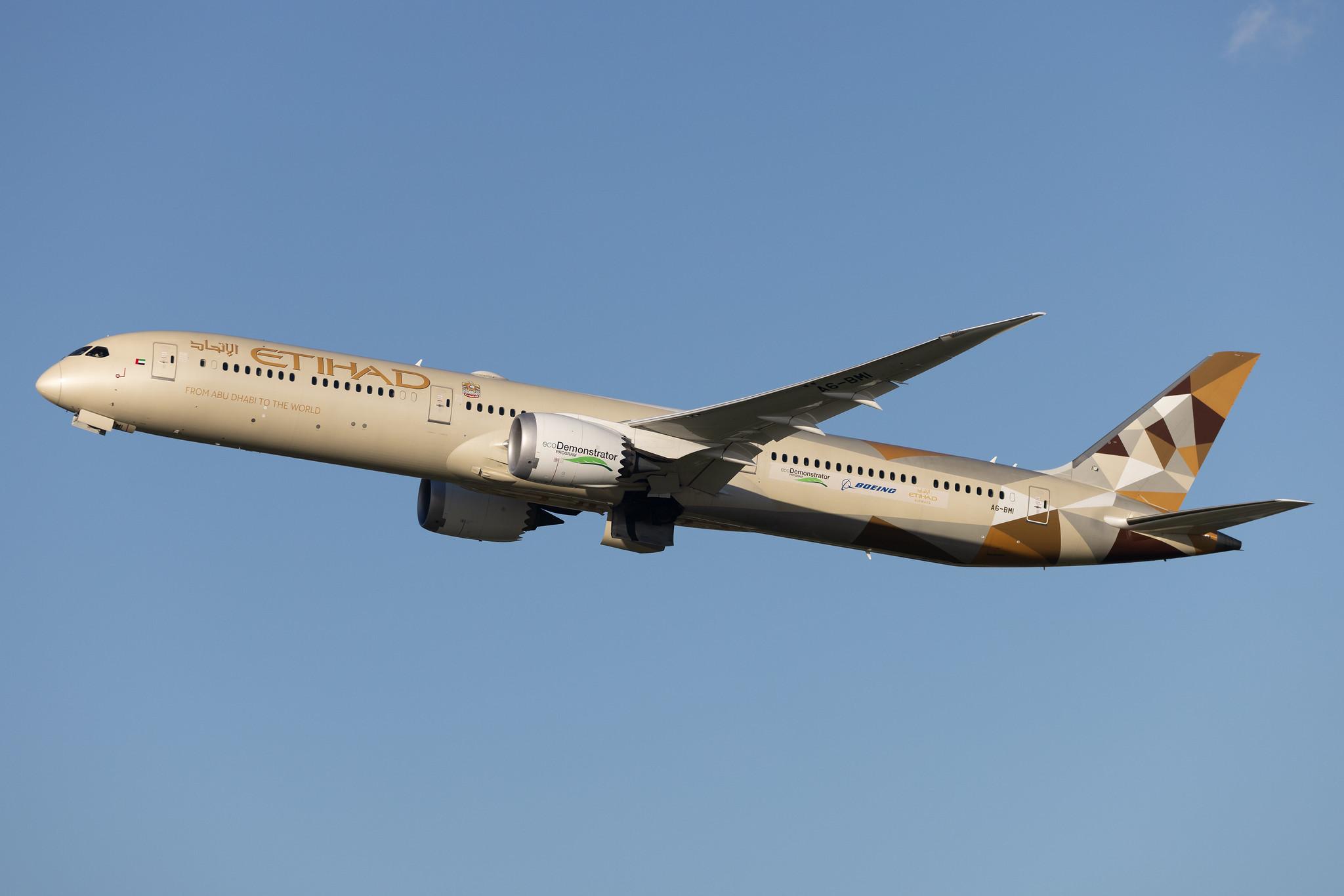 London Heathrow: Etihad Airways (EY / ETD) | Boeing 787-10 Dreamliner B78X | A6-BMI | MSN 60768