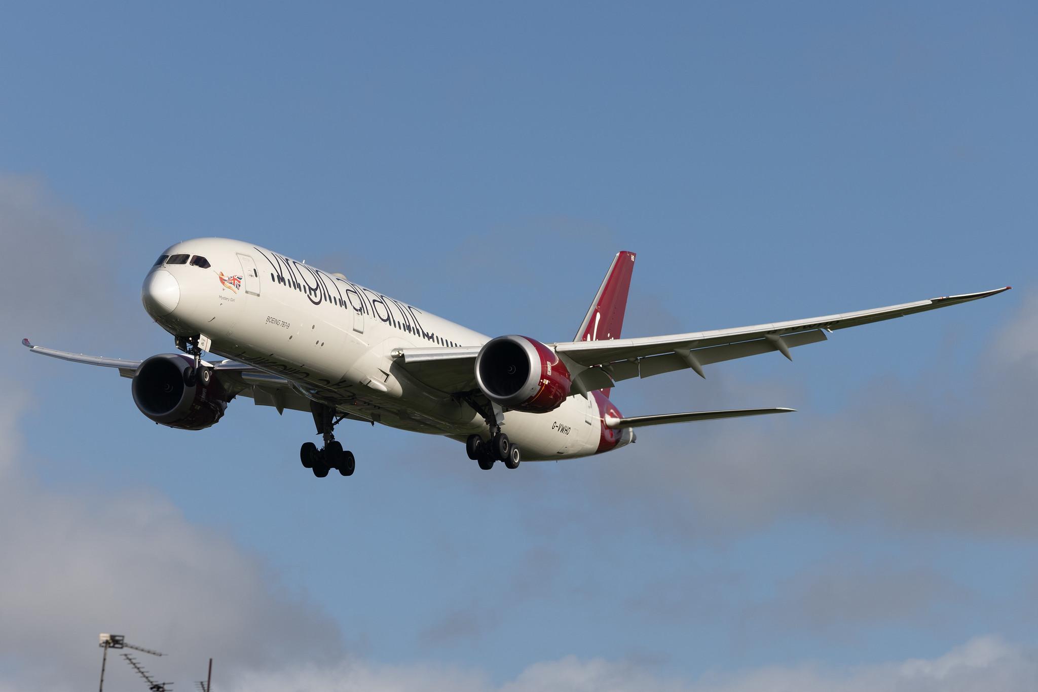 London Heathrow: Virgin Atlantic (VS / VIR) | Boeing 787-9 Dreamliner B789 | G-VWHO | MSN 37971