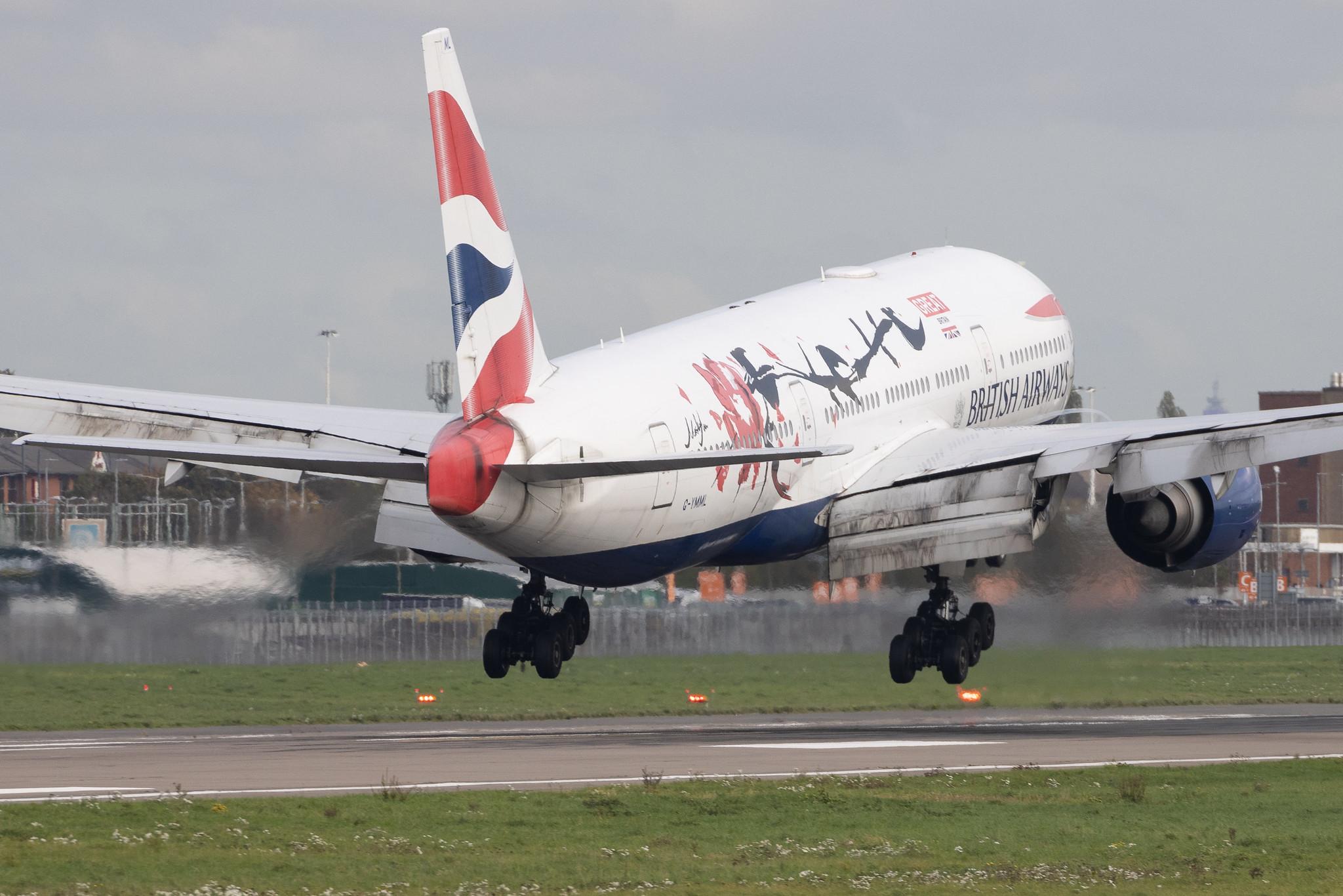 London Heathrow: British Airways (BA / BAW) | Livery: GREAT Festival of Creativity | Boeing 777-236(ER) B772 | G-YMML | MSN 30313