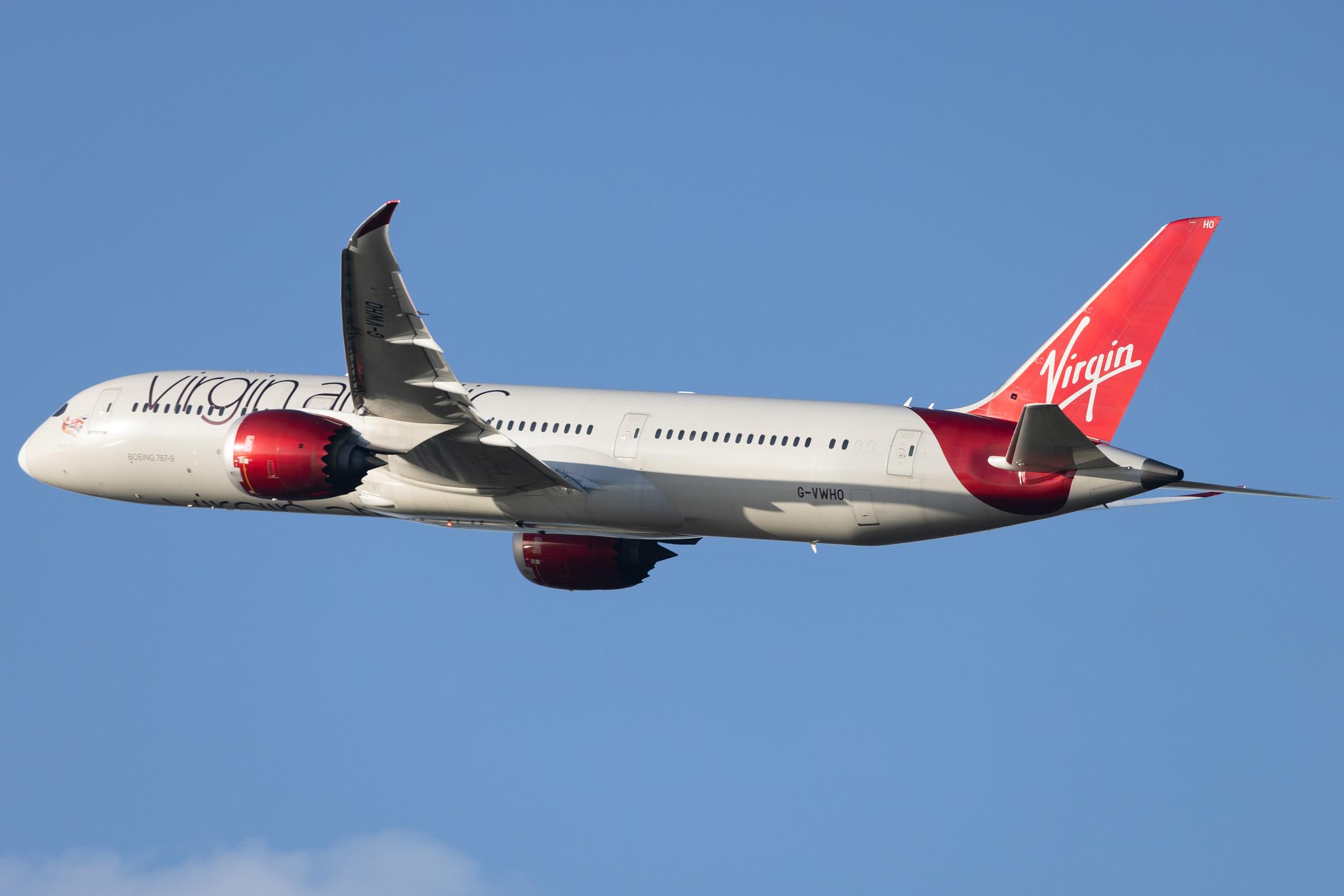 London Heathrow: Virgin Atlantic (VS / VIR) | Boeing 787-9 Dreamliner B789 | G-VWHO | MSN 37971