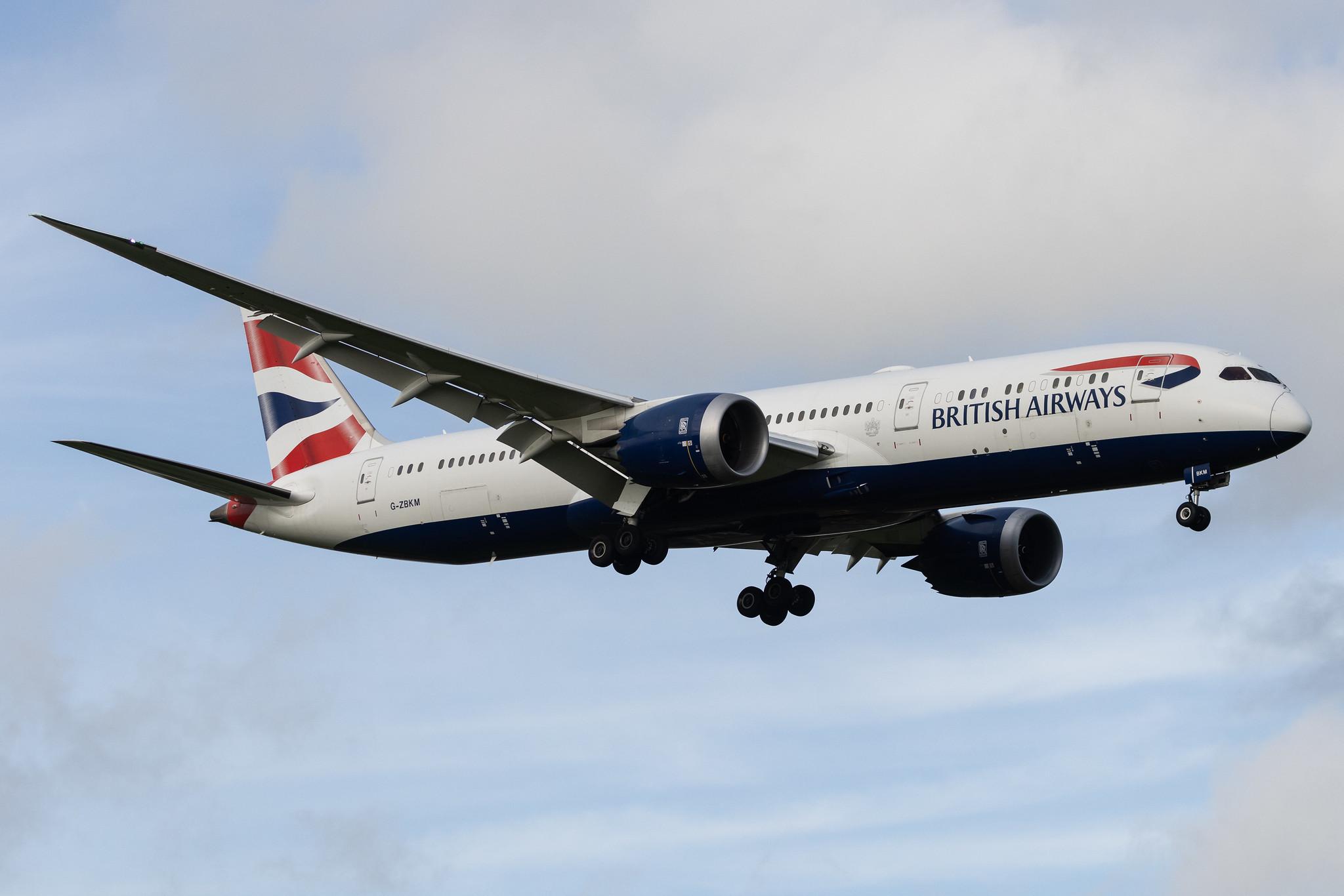 London Heathrow: British Airways (BA / BAW) | Boeing 787-9 Dreamliner B789 | G-ZBKM | MSN 38629