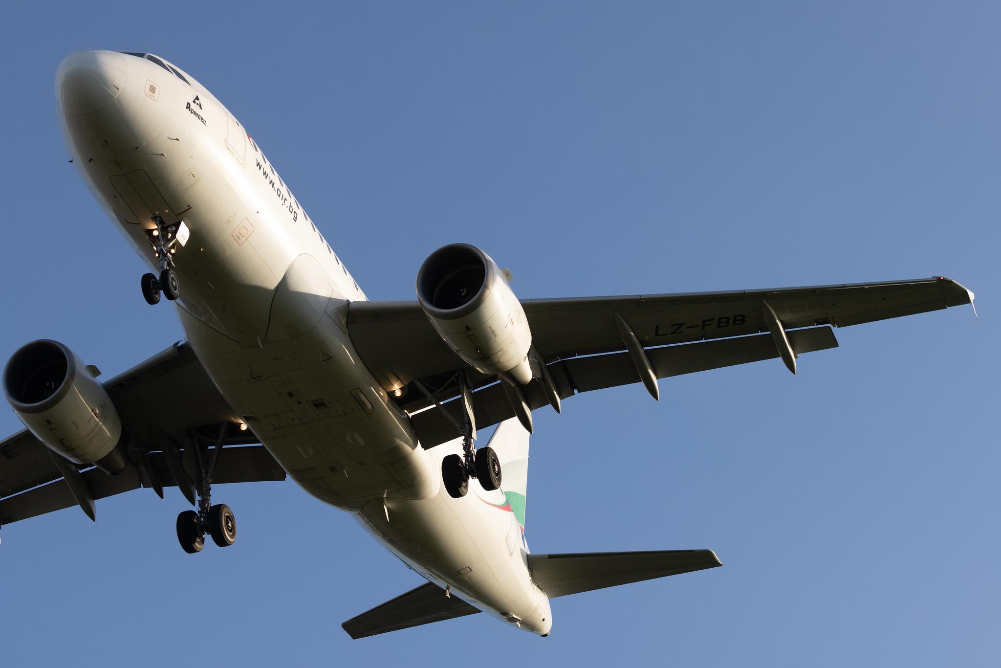 London Heathrow: Bulgaria Air (FB / LZB) | Airbus A319-112 A319 | LZ-FBB | MSN 3309