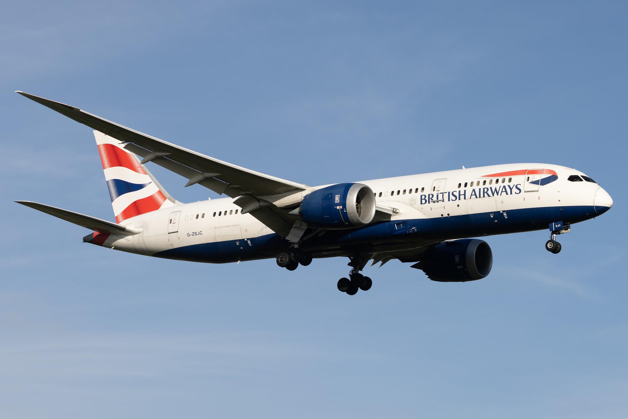 London Heathrow: British Airways (BA / BAW) | Boeing 787-8 Dreamliner B788 | G-ZBJC | MSN 38611