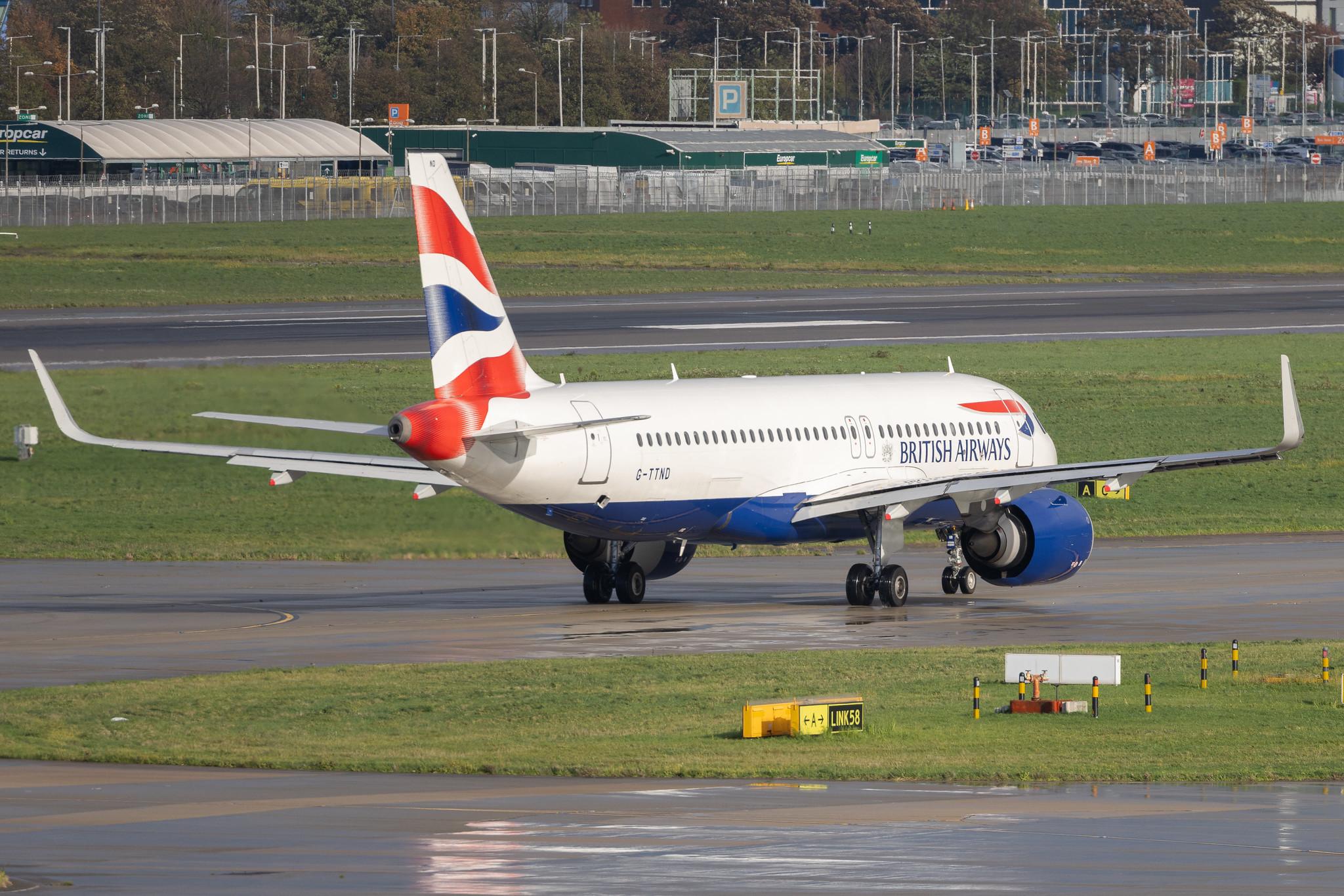 London Heathrow: British Airways (BA / BAW) | Airbus A320-251N A20N | G-TTND | MSN 8308